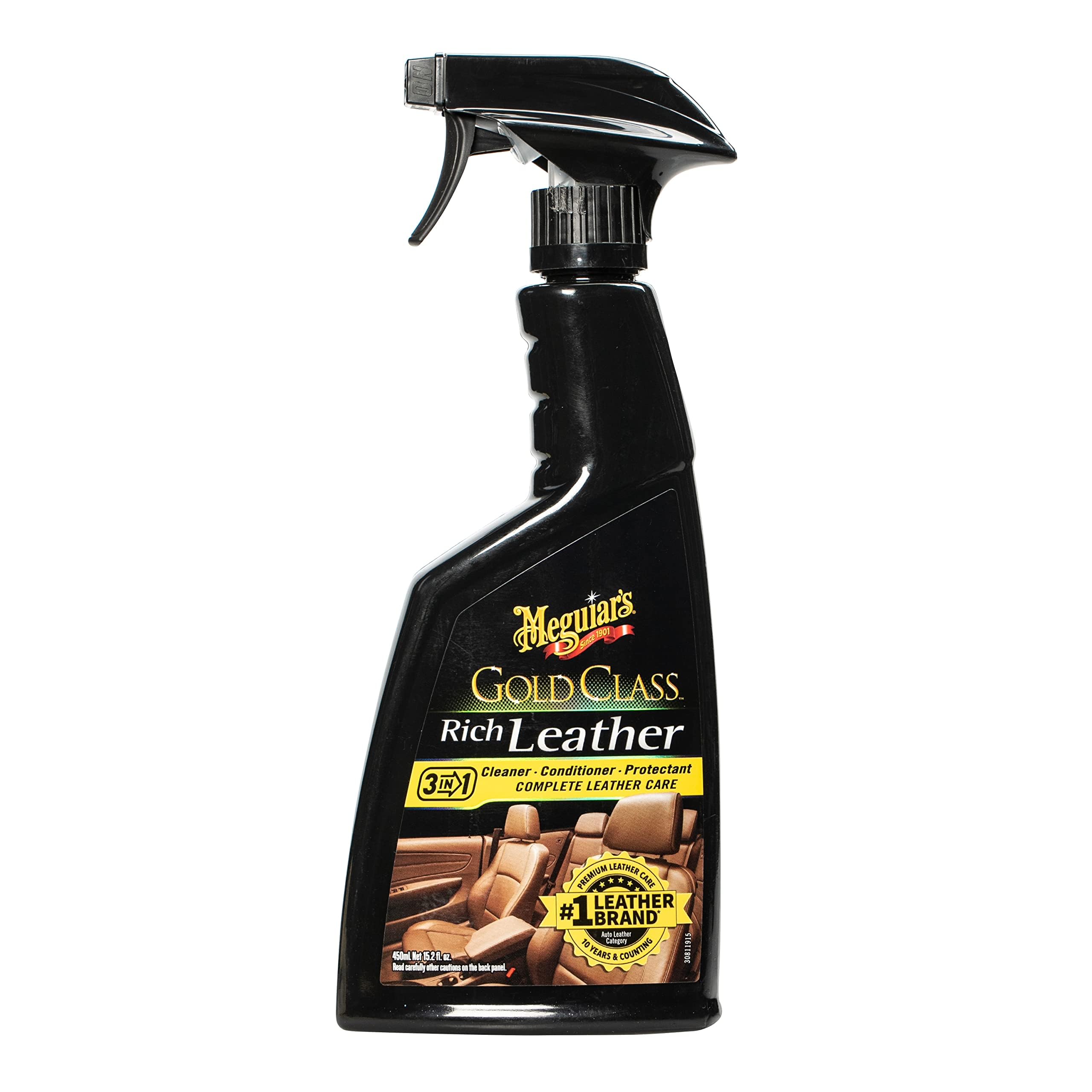 Meguiar'S G10916 Gold Class Rich Leather Cleaner & Conditioner - 15.2 Oz