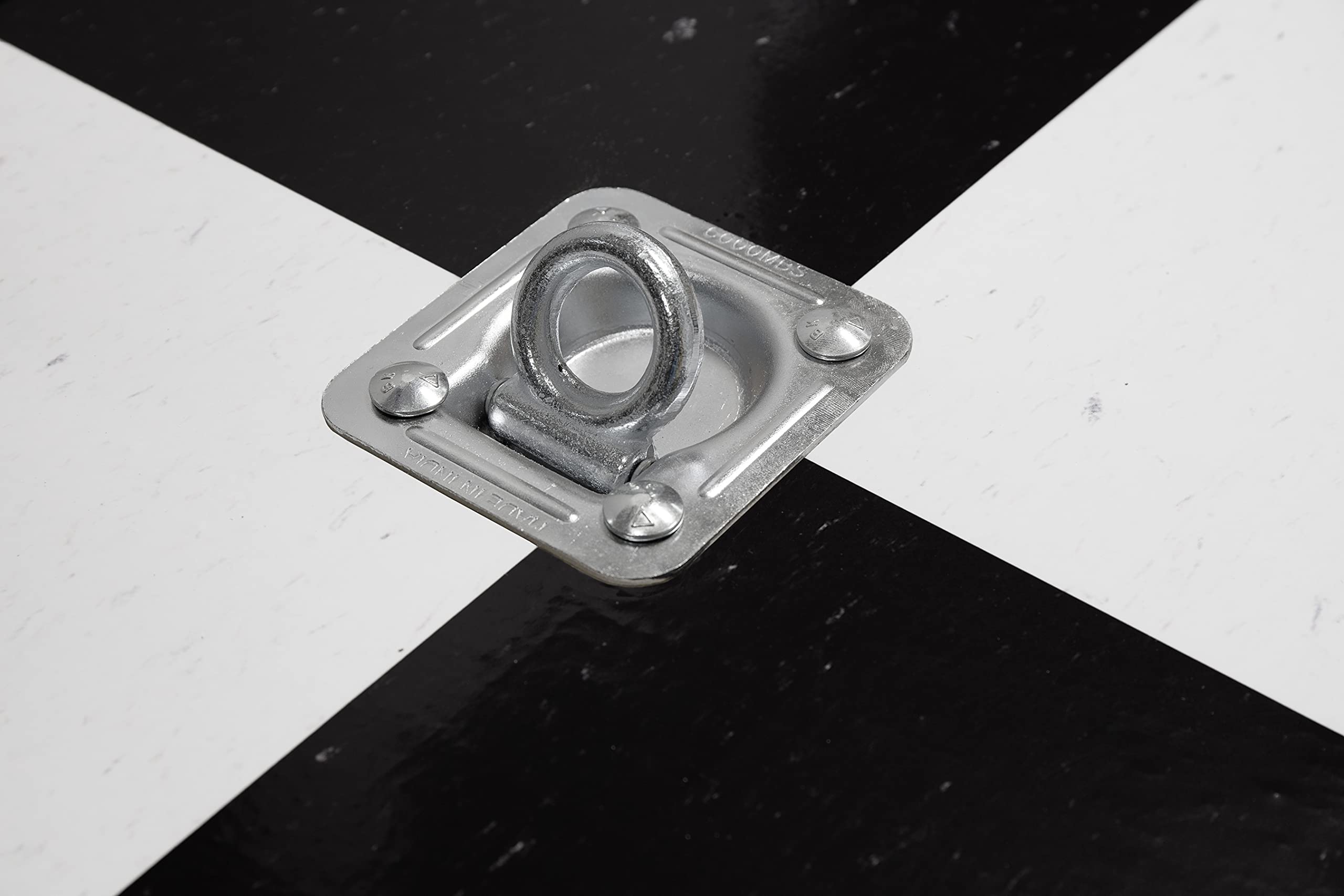 Camco Black Boar Recessed Trailer Floor Anchor  A Convenient Anchor Point For Securing Ropes, Bungee Cords & Straps On Trailers