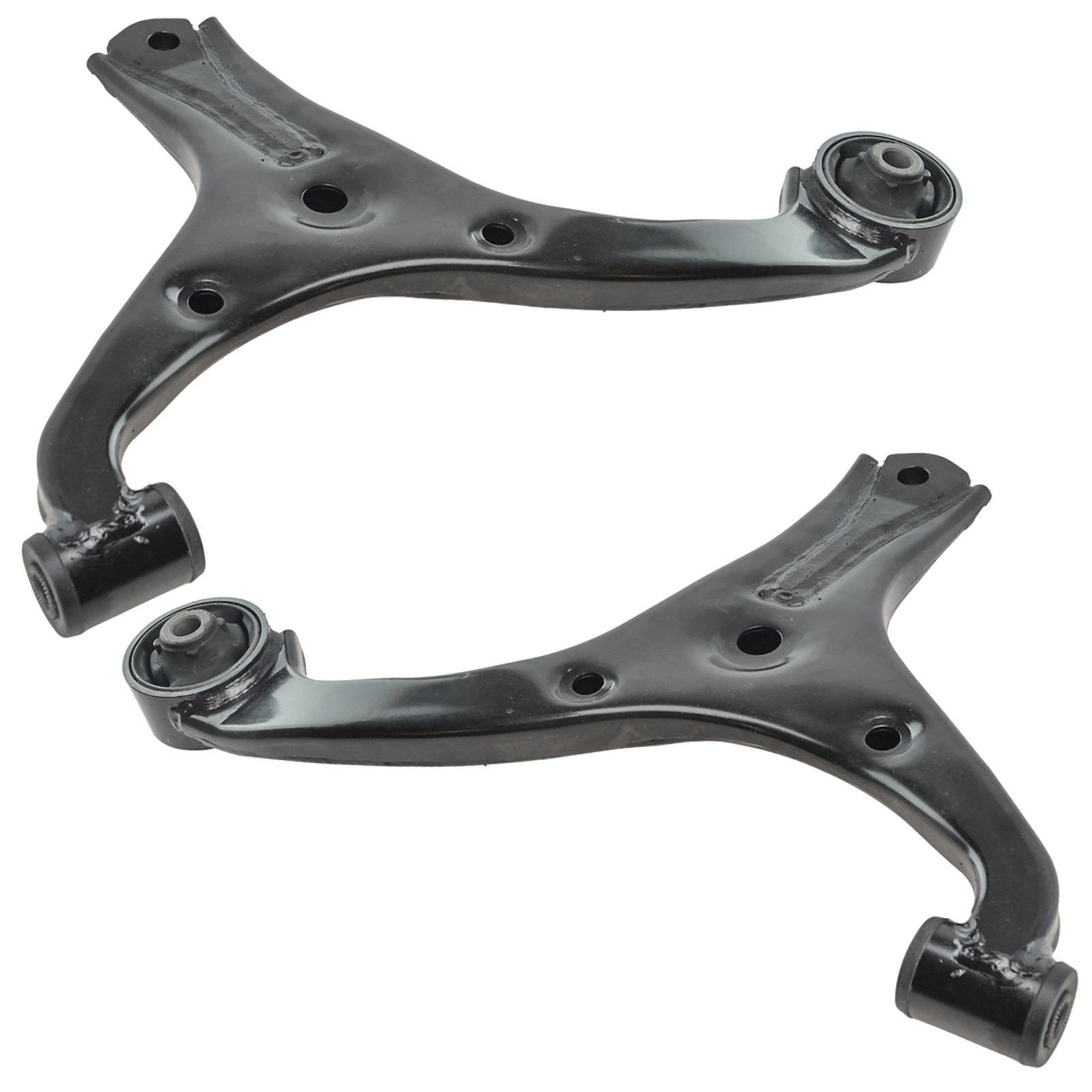 TRQ Front Control Arm with Ball Joint Set Compatible with 2006-2011 Hyundai Accent Kia Rio Rio5