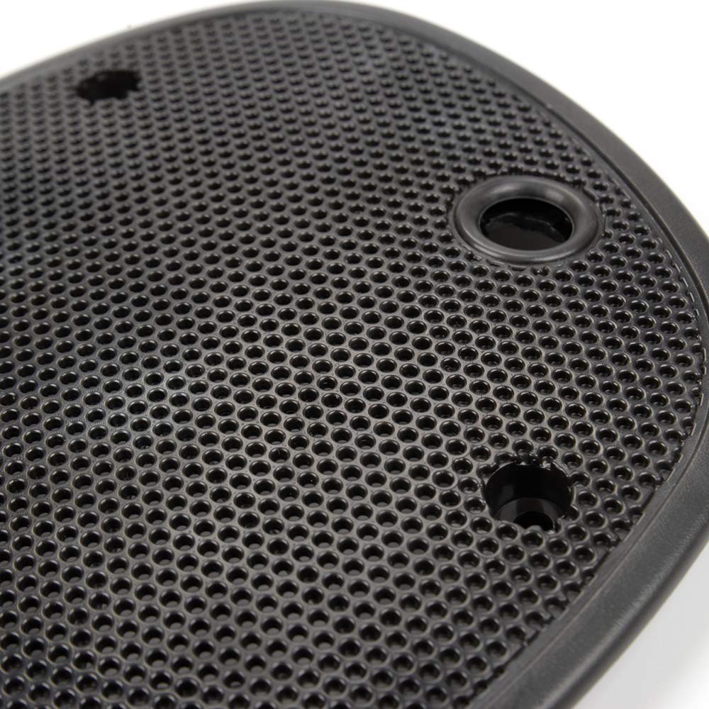 Pit66 Front Speaker Grill Cover Compatible With 98-05 Chevy Blazer/98-05 Gmc Jimmy Black Grille