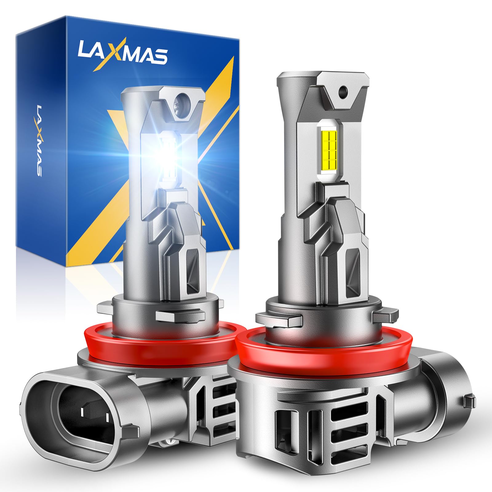 Laxmas ??????/????/???? ??????????, ?????????????? ???????????????????? 6500K Cool White ?????? Fog Light, Wireless ?????? Fog L