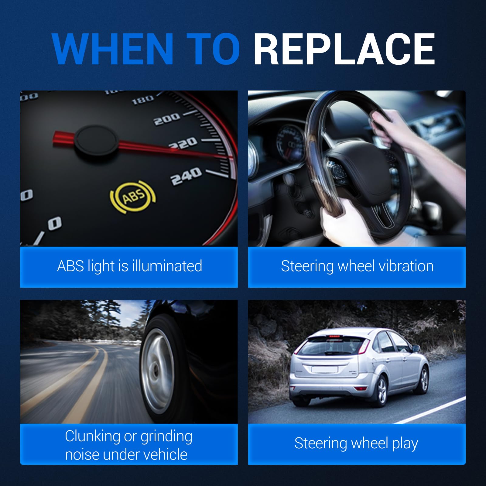 Autoround 513228 Front Wheel Hub and Bearing Assembly fit for Dodge Dakota 2005-2010, Mitsubishi Raider 2006-2009