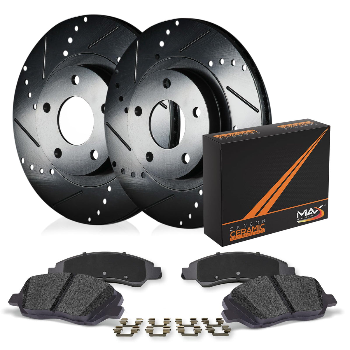 Max Advanced Brakes Rear Brake Kit Compatible With 2000 2001 Toyota Camry Japan Built Compatible With Lexus Es300 Replacement Ge
