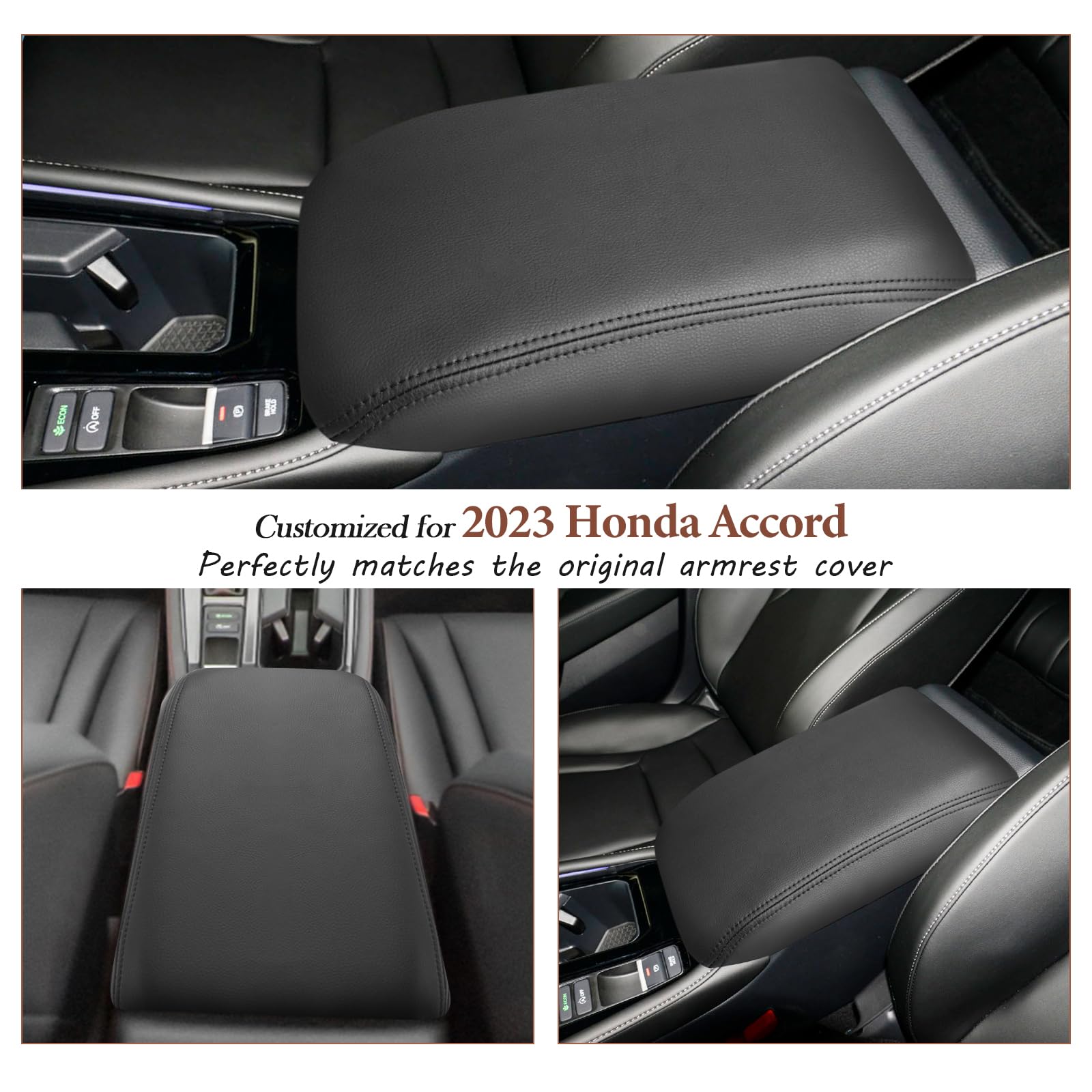 Sktu For 2023 2024 2025 Honda Accord Armrest Cover For 2023 2024 2025 Honda Accord Lx/Ex/Hybrid Sport/Hybrid Ex-L/Hybrid Sport-L