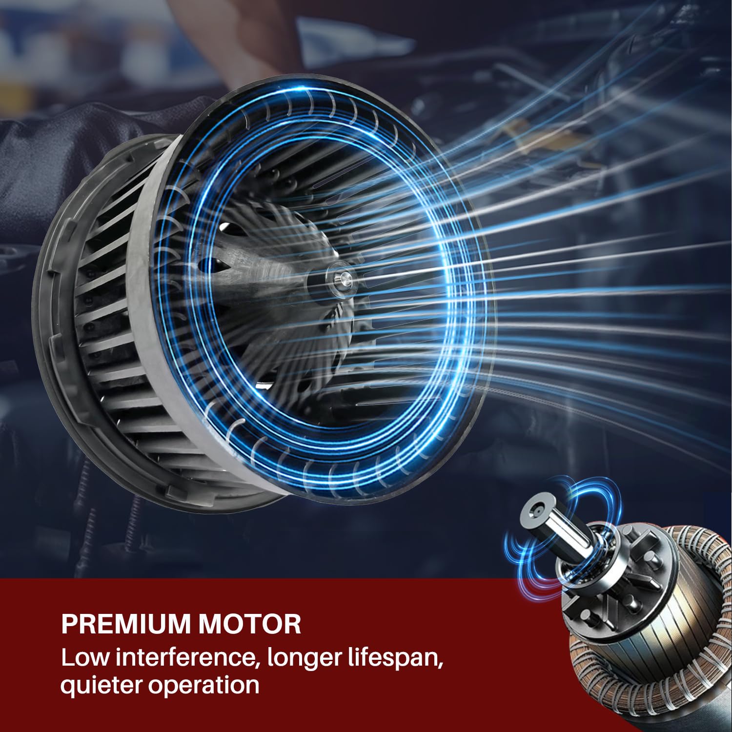 Aspligo 700089 Ac Heater Blower Motor Fan Front Fit For Cadillac Escalade For Chevrolet Silverado 1500 2500 3500 Tahoe For Gmc S