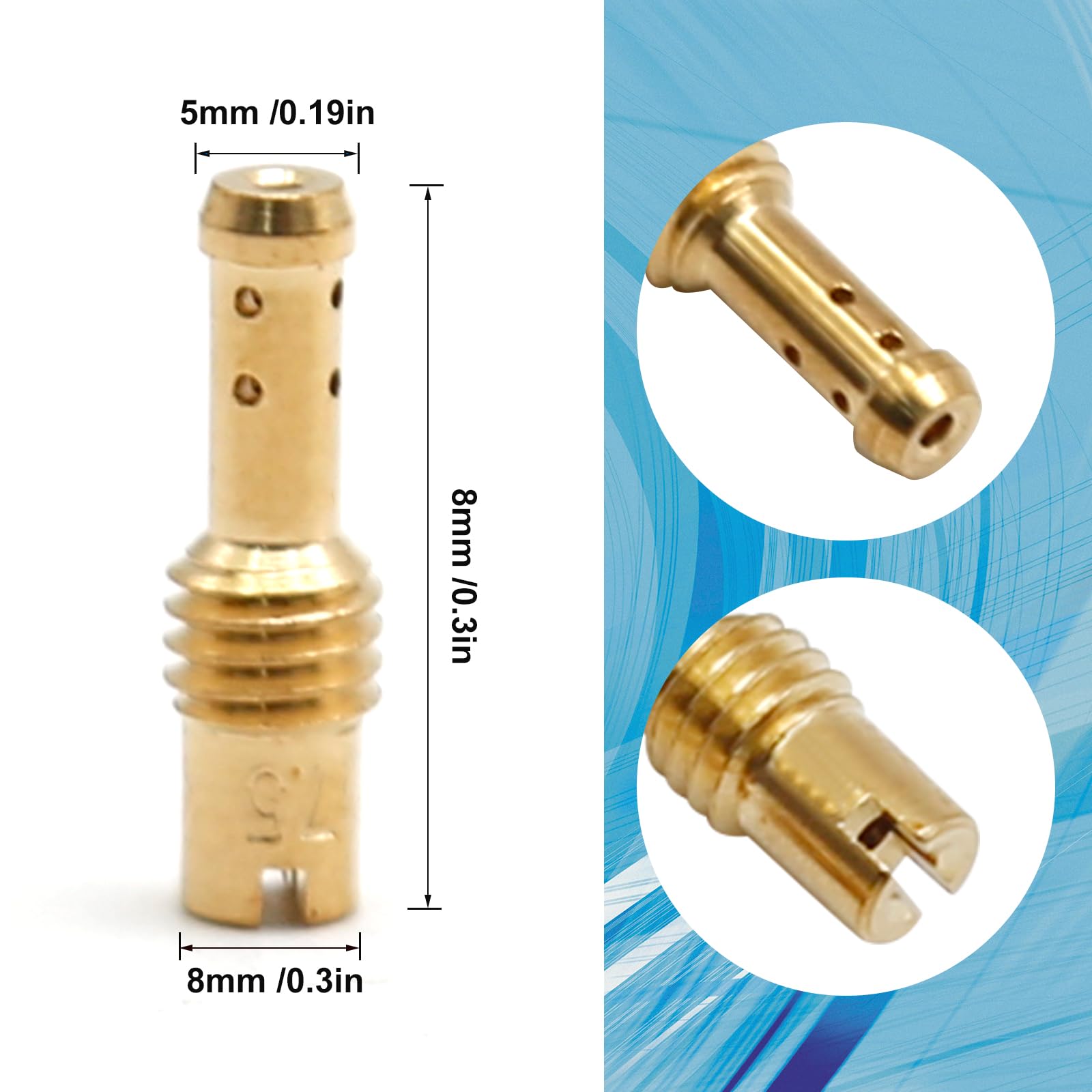 Syowada 25 Pcs Carburetor Main Jet Kit Replacement For Mikuni Vm22 Vm24 Vm26 Carburetor Used On 125Cc 150Cc 200Cc 250Cc Engine Motorcycle Dirt Pit Bike (25 Pcs)