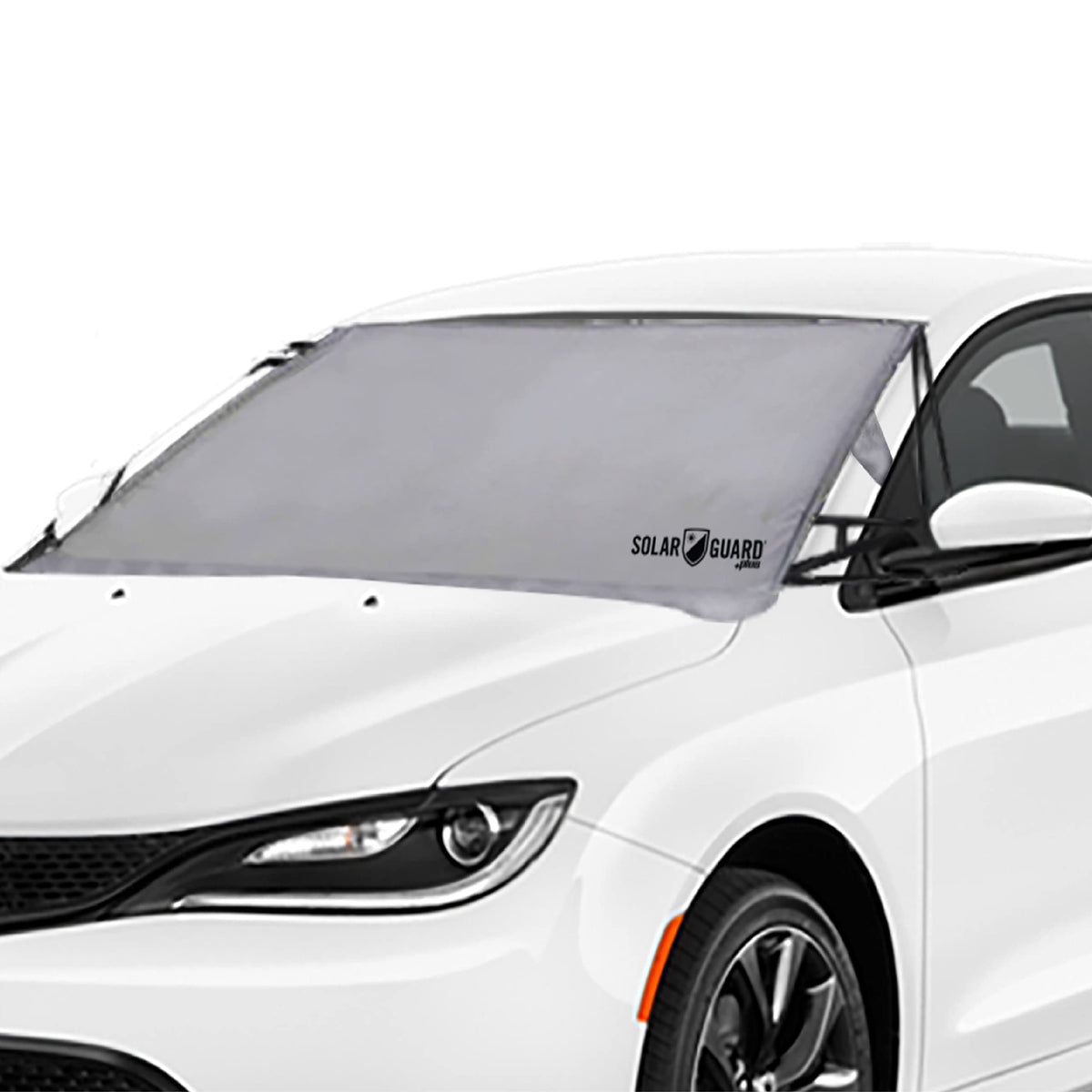 SolarGuard Sunshade for Car Windshield - Reflective Car Shades for Windshield, Blocks Damaging UV Rays - for Use on Front Window