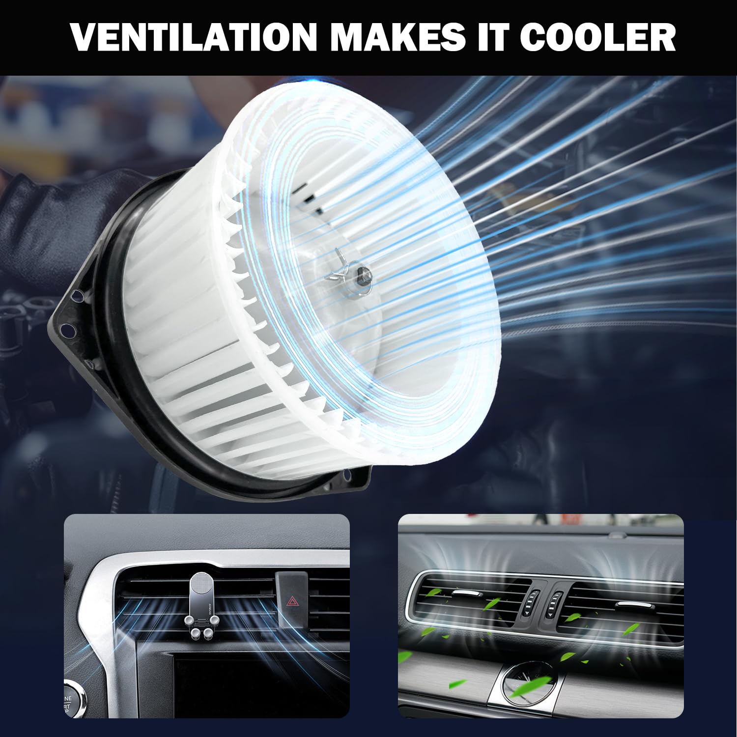 Aspligo 700113 Ac Heater Blower Motor Fan Assembly Fit For Acura Cl 2001-2003, Tl 1999-2003 79310S0Ka01