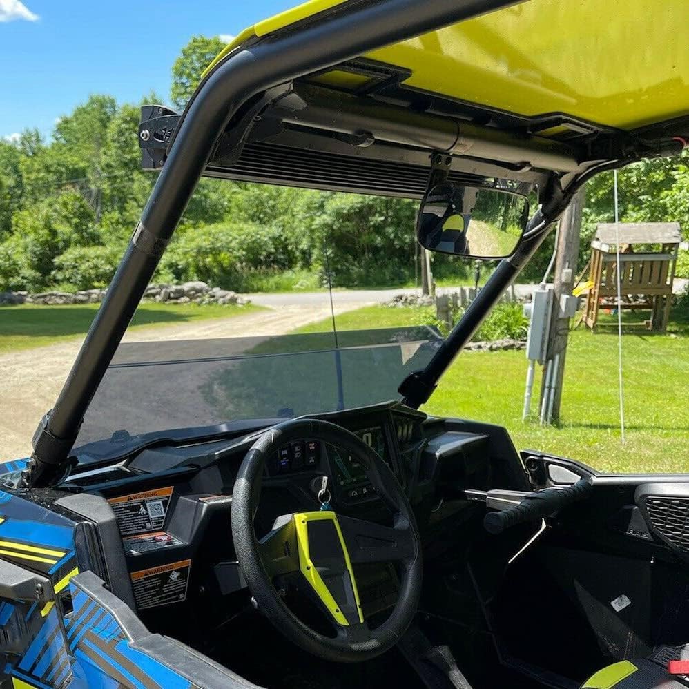 HECASA Half Windshield Tinted Compatible with 2015-2018 Polaris RZR S 900 / 4 900 / 900 XC / S 1000 / XP 1000 / XP 4 1000 / Turb