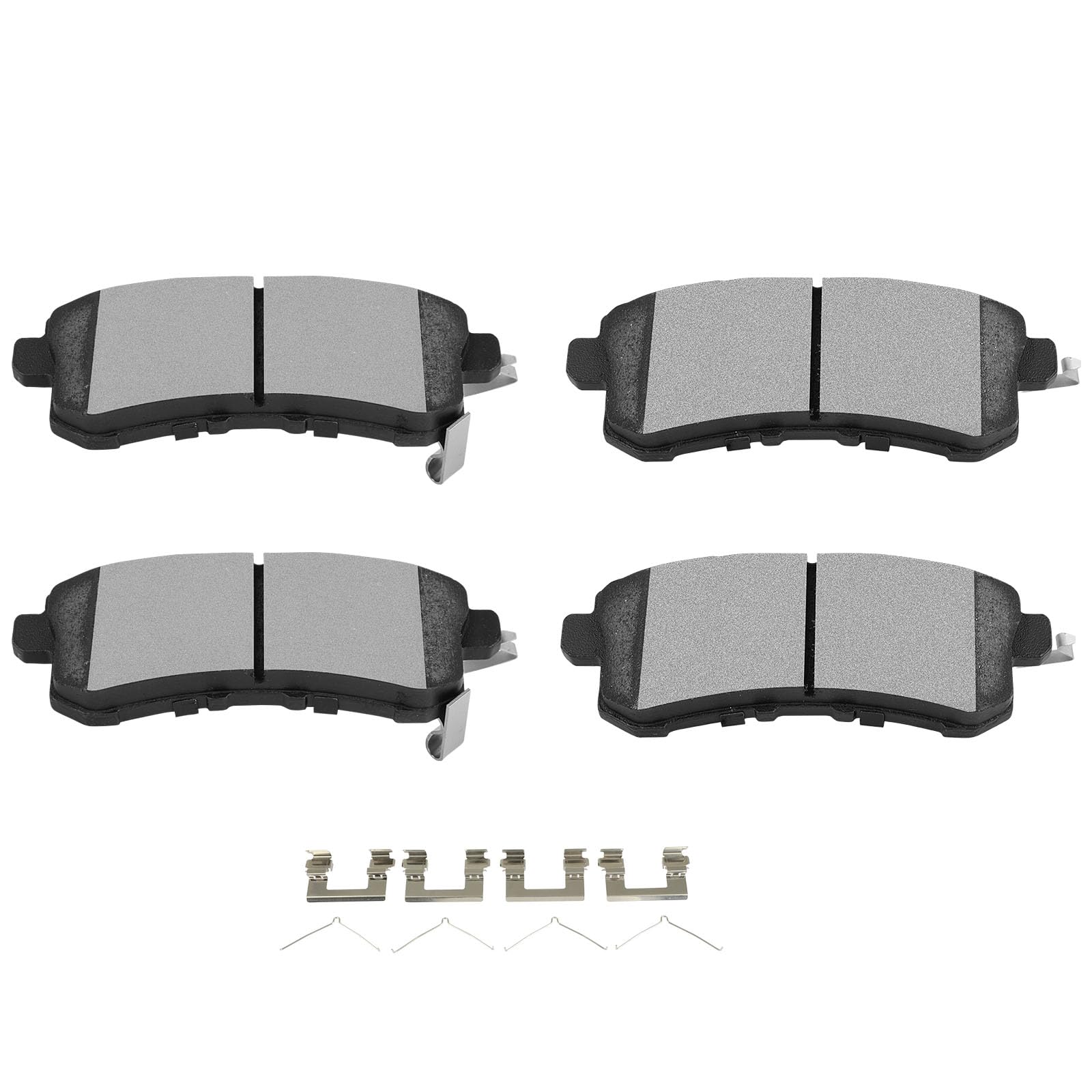 Scitoo Rear Disc Brake Pad Set 4Pcs W/Hardware Fit For Infiniti For Qx56 2011-2013,For Infiniti For Qx80 2014-2017,For Nissan Fo