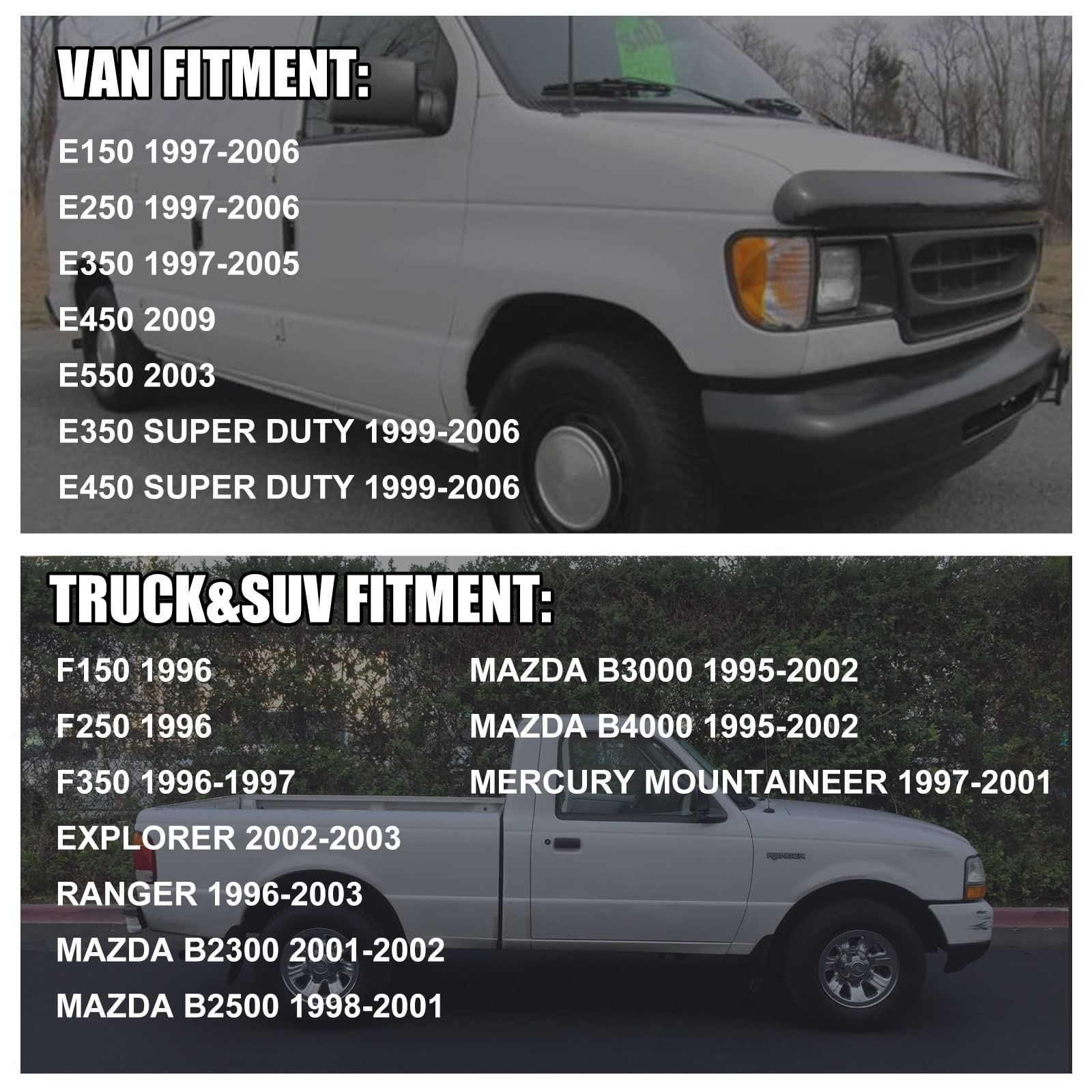 Door Lock Cylinder With Key Set Compatible With Ford E150 E250 E350 Econoline Van F150 F250 F350 Explorer Ranger