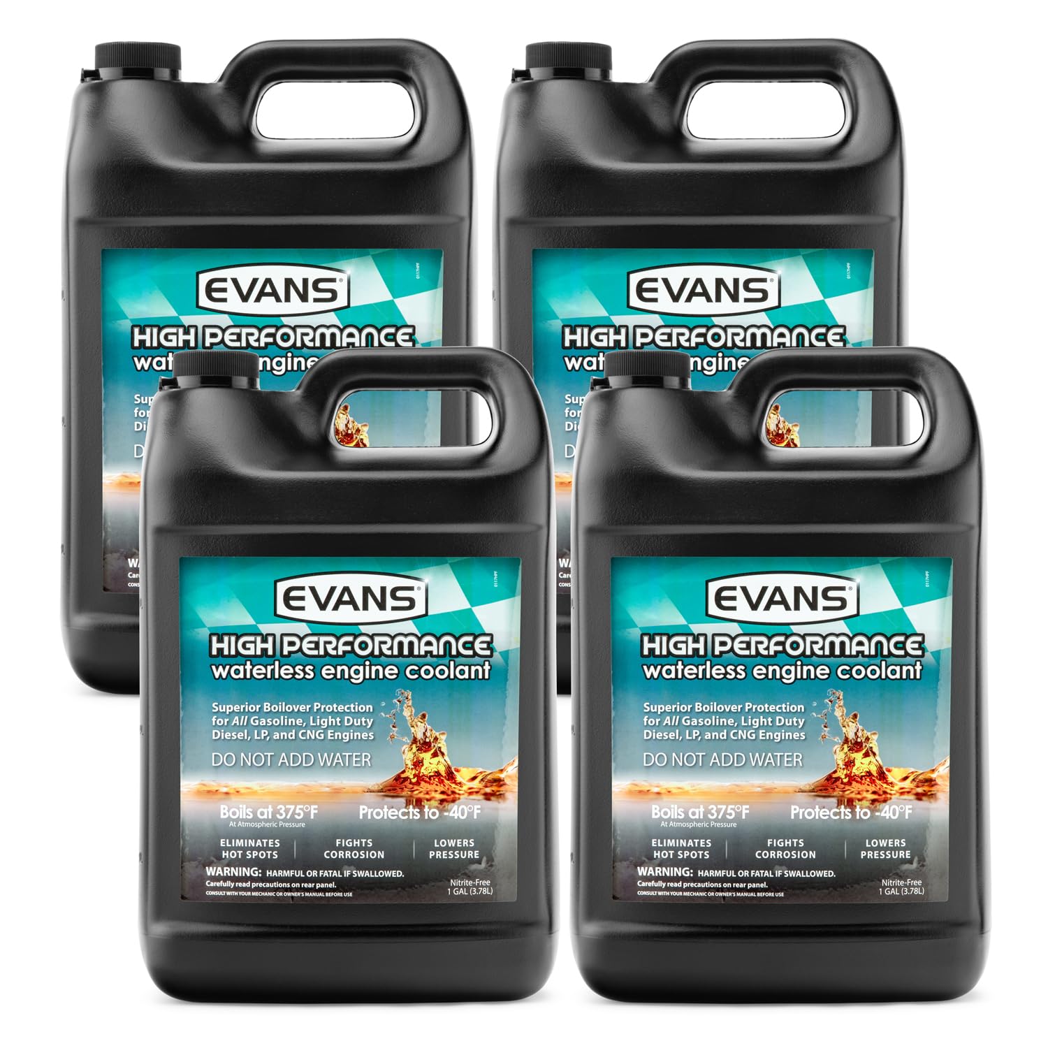 Evans Coolant Ec53001 High Performance Waterless Coolant, 4 Gallon Pack