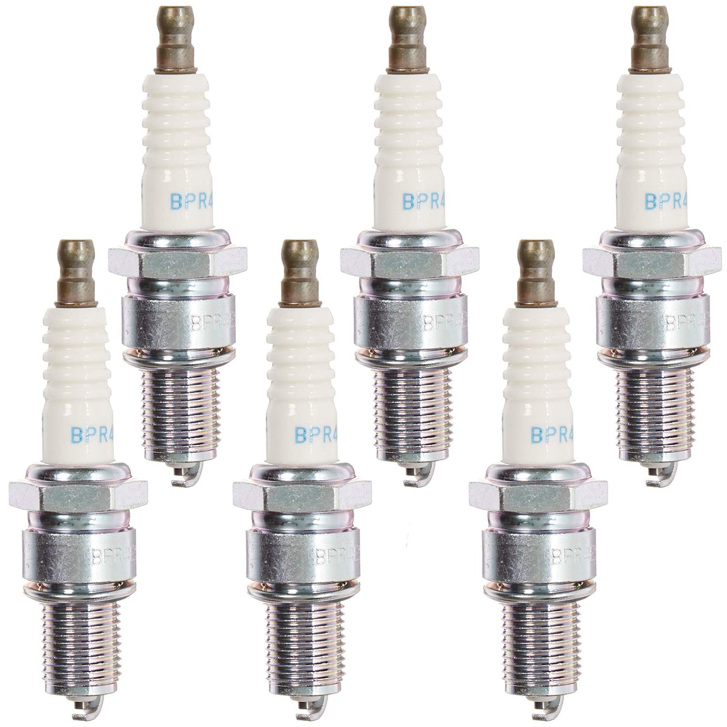 Ngk (6578) Bpr4Es Solid Standard Spark Plug, Pack Of 6