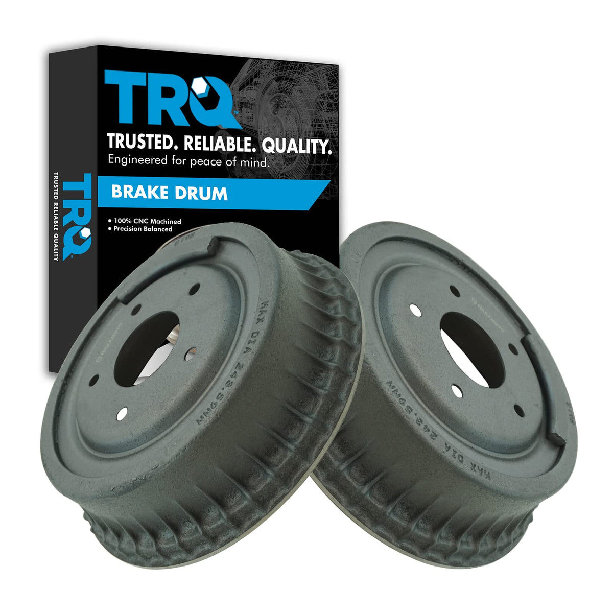 Trq Rear Brake Drums Pair Set For Chevy Pontiac Gmc Buick Olds Pickup Truck