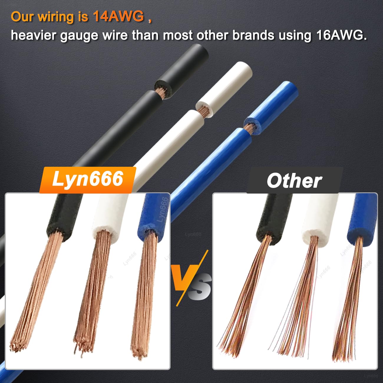 H4 Pigtail Headlight Socket H4 Connector Wiring Harness Female Plug 14Awg Ceramic H4 9003 Pigtail Connector (Pack Of 2)