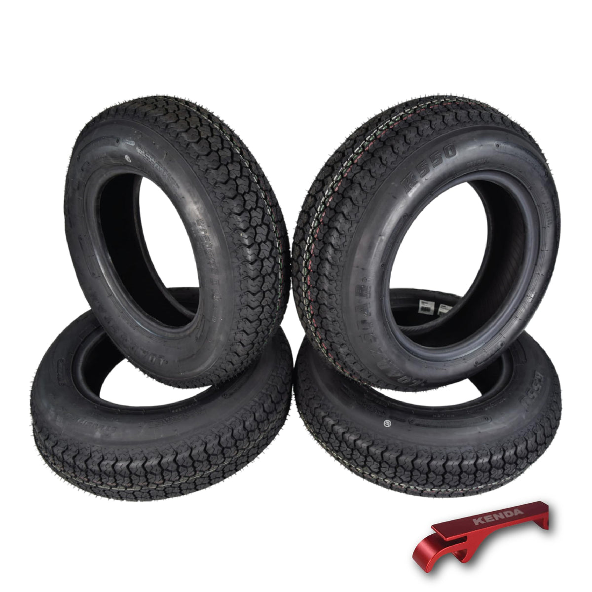 Kenda K550 St205/75D14 Loadstar Trailer Tire Bias-Ply Tire For Superior Towing Performance With Enhanced Stability For Utility T