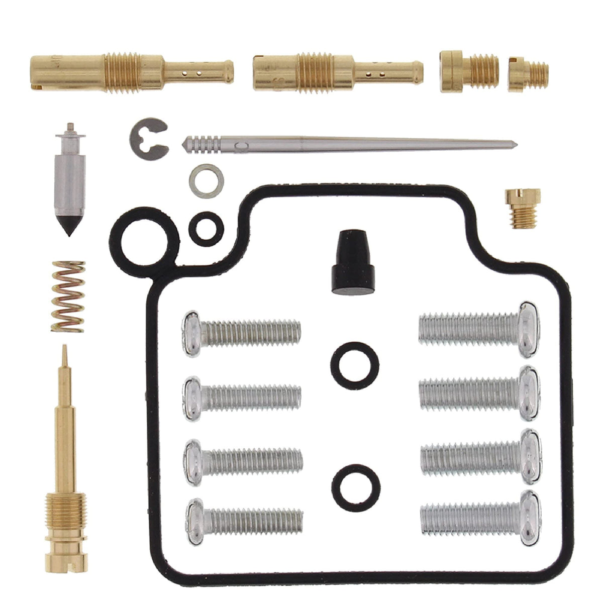 All Balls Racing 26-1373 Carburetor Rebuild Kit Compatible With/Replacement For Honda Trx300 Fourtrax 1991-2000, Trx300Fw Fourtrax 4X4 1991-2000
