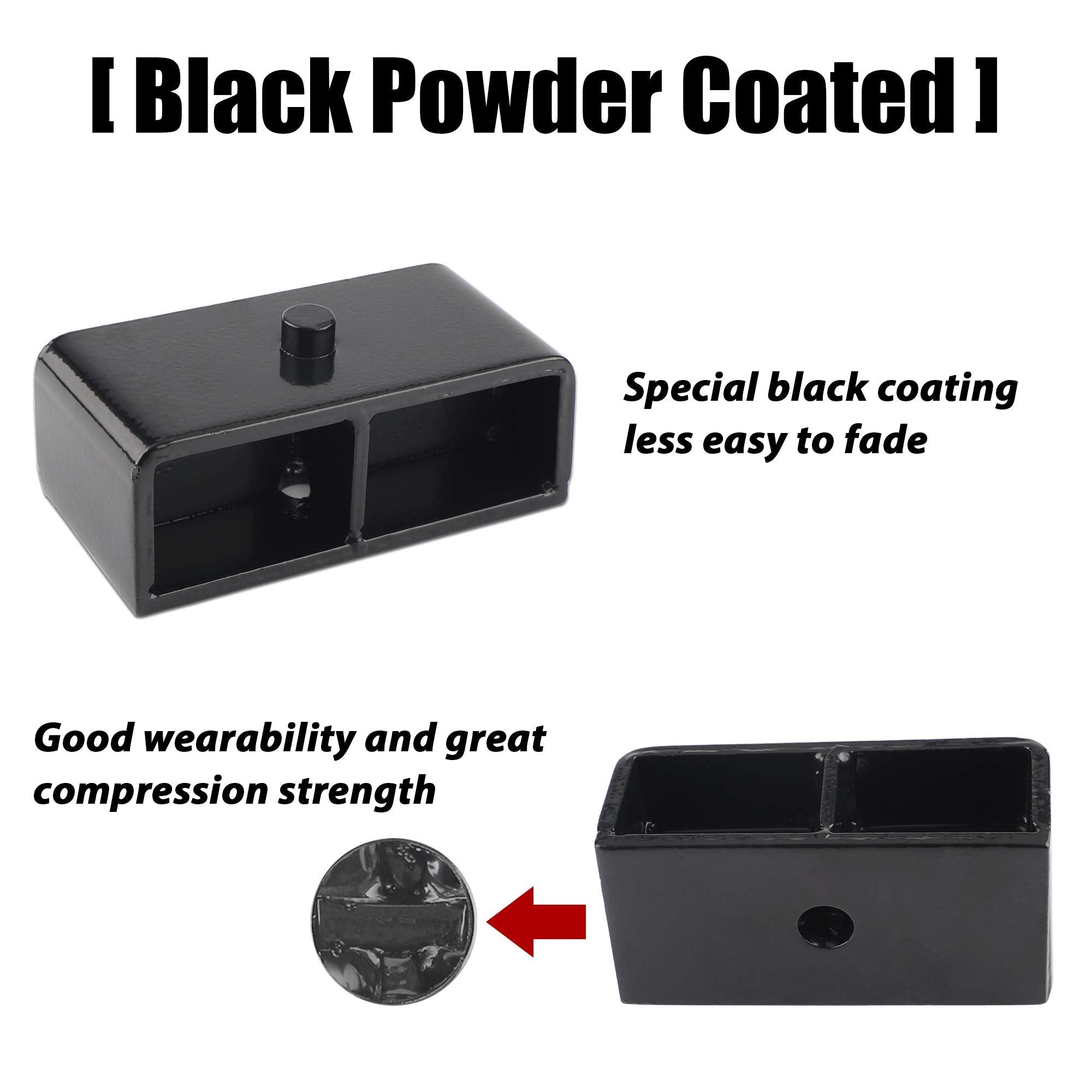 2 Inch Rear Lift Blocks For Tacoma/Tundra, 2 Rear Leveling Kit Compatible With 1995-2021 Tacoma,2000-2021 Tundra