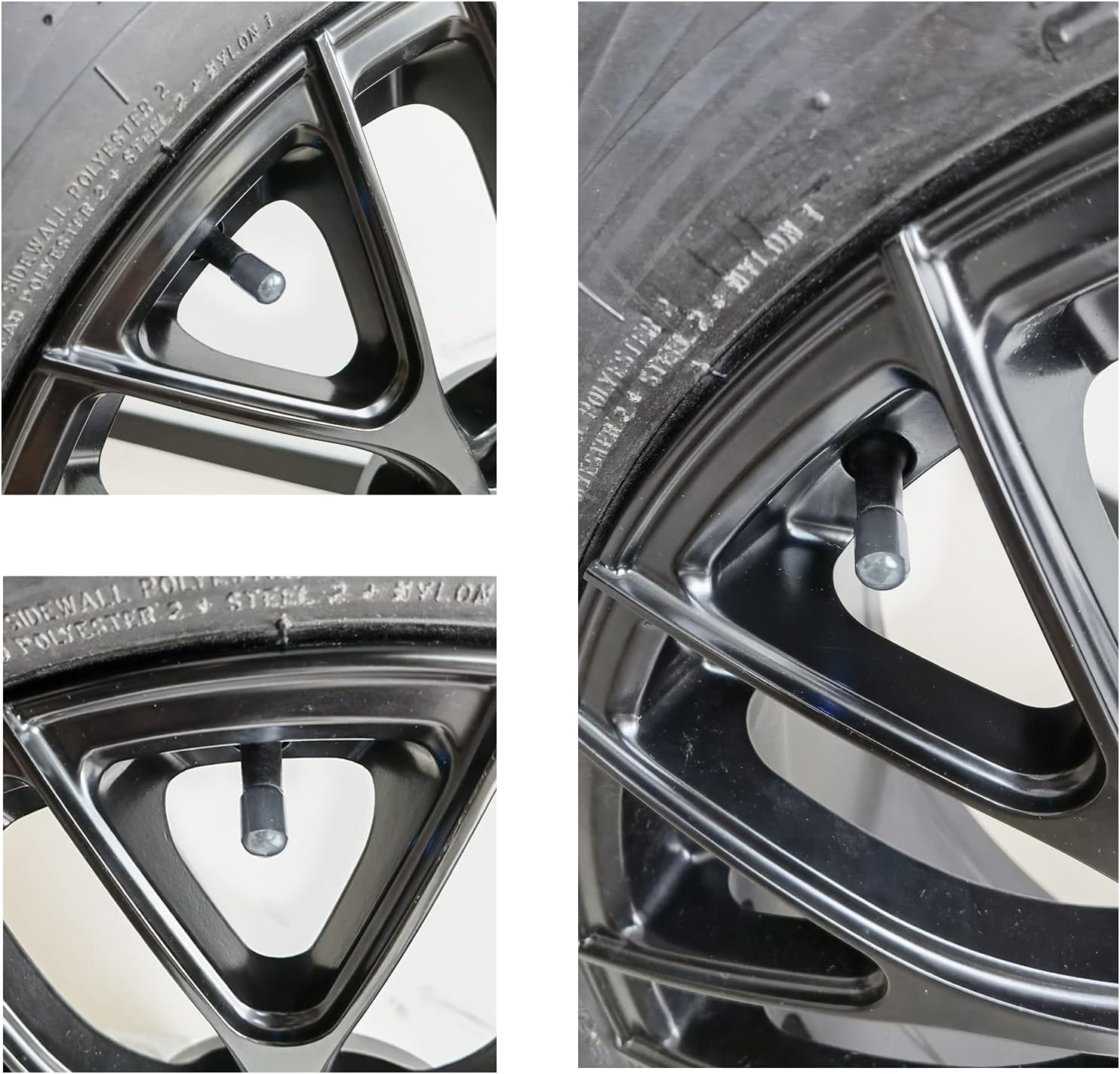 Justtop 4Pcs Car Tire Valve Stem Caps, Air Caps Cover, Universal For Cars, Suvs, Bike, Trucks And Motorcycles, Car Wheel & Tire