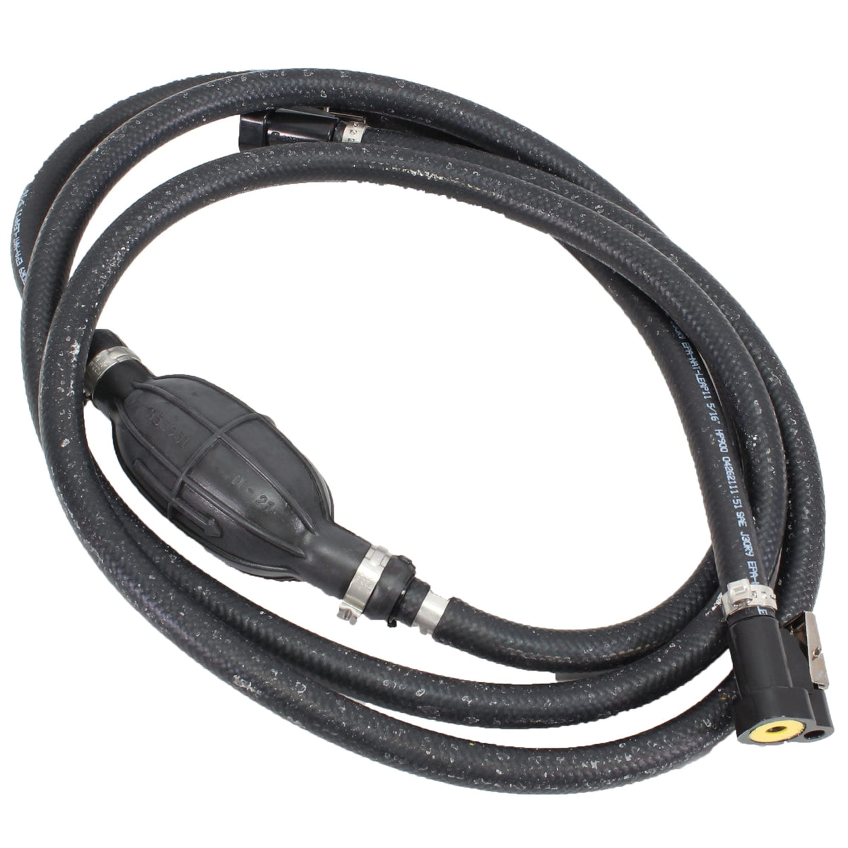 Johnson Evinrude OMC New OEM 5/16 Fuel Gas Line 8ft Hose & Primer Bulb, 5008609