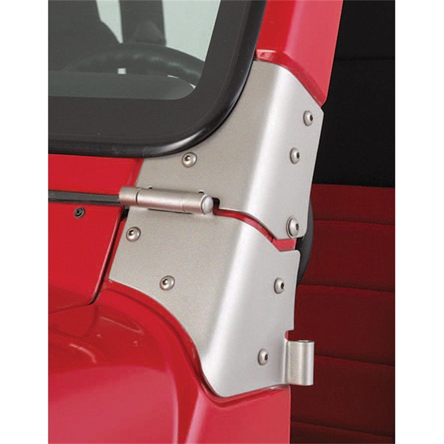 Rugged Ridge Windshield Hinges for Jeep Wrangler JK | 11209.03 | Fits 2007-2018 Jeep Wrangler JK