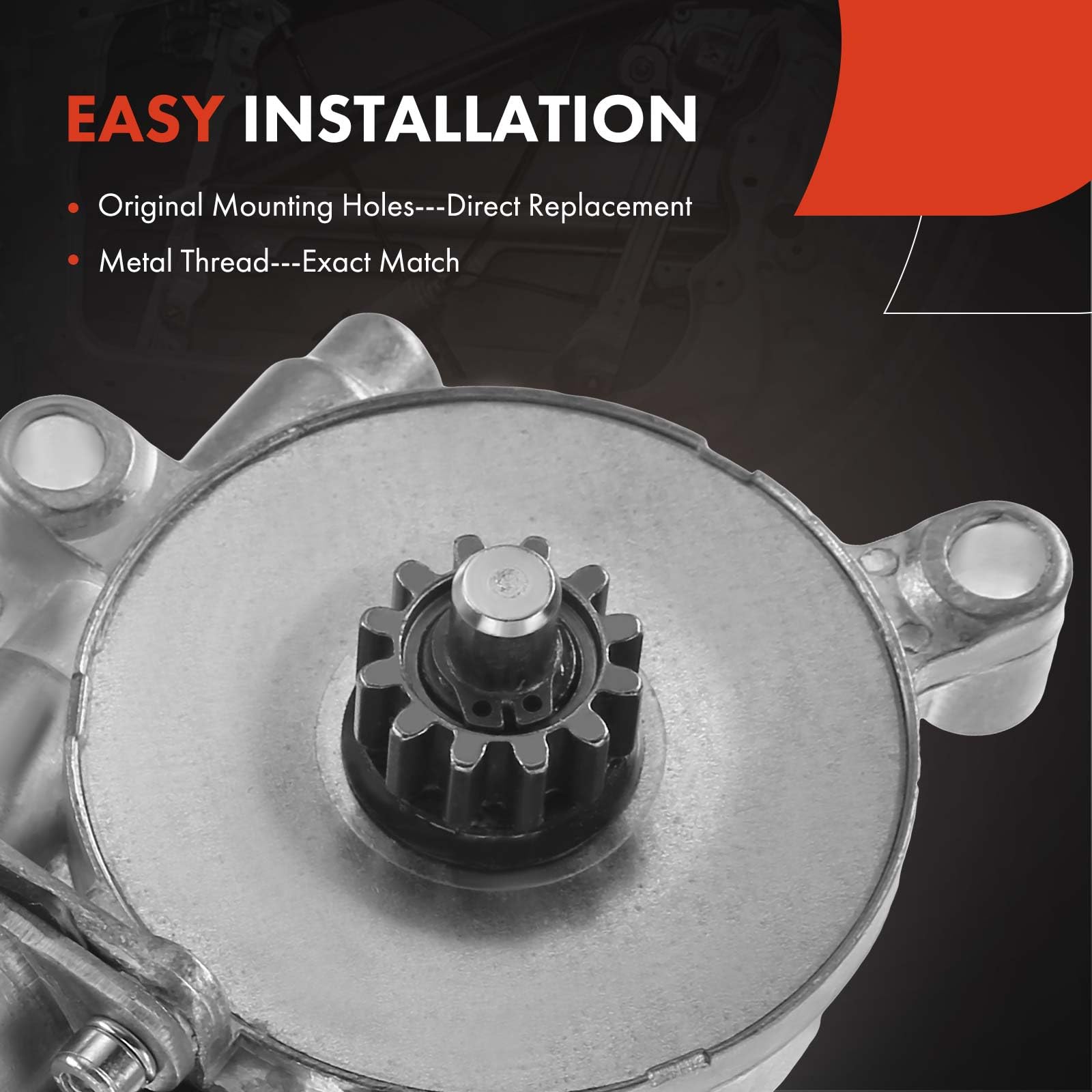 A-Premium Power Window Lift Motor Compatible with Buick Lesabre Cadillac Chevrolet Beretta Tahoe GMC 1990-2002, Replace# 16631016, 19151990