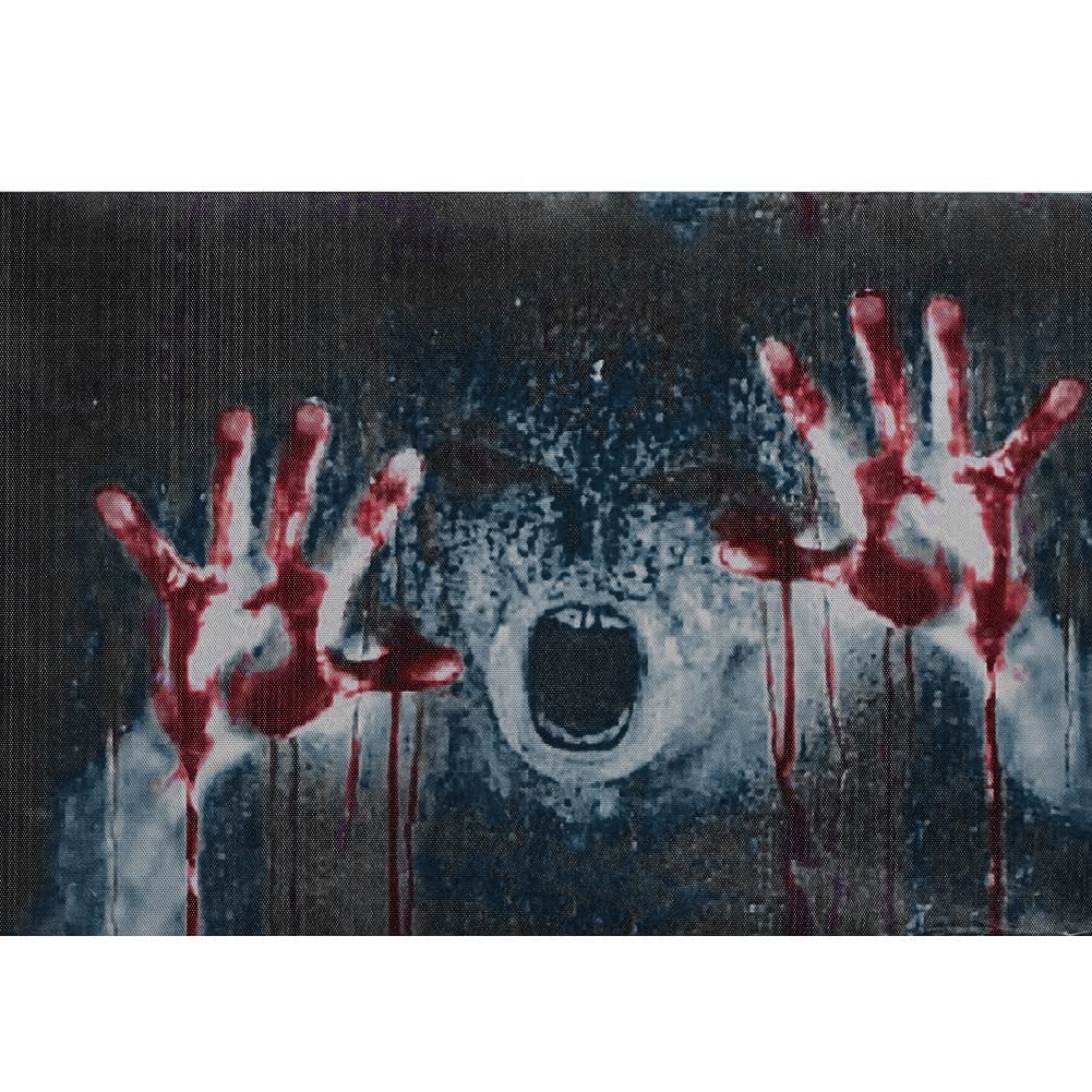 Horror Ghost 3D Transparent Car Back Rear Window Decal Vinyl Sticker For Happy Halloween