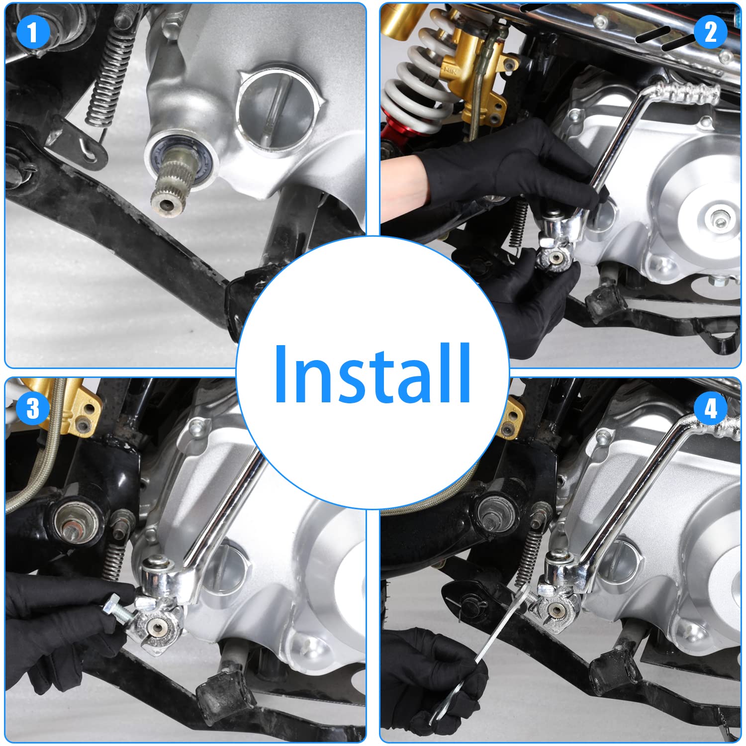 YOXUFA 13mm Kick Starter Lever for 50cc 70cc 90cc 110cc 125cc SSR CT90 XR100R XL70 DBX14 DBX18 DB27 RFZ DS80 SDG YX TaoTao Cools