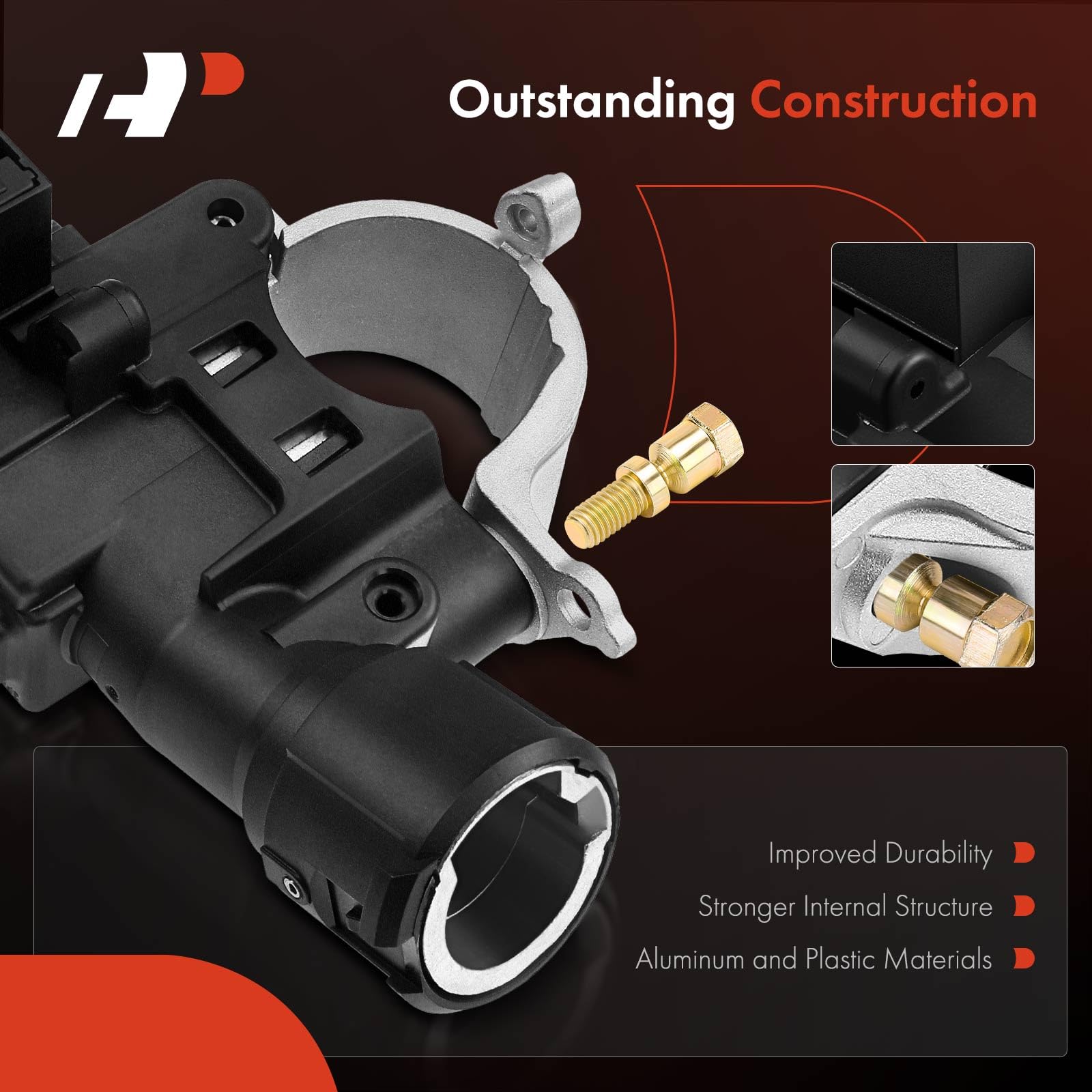 A-Premium Ignition Lock Housing Compatible With Ford Focus 2009-2011 Escape Mercury Mariner 2008-2010 Mazda Tribute 2008-2011