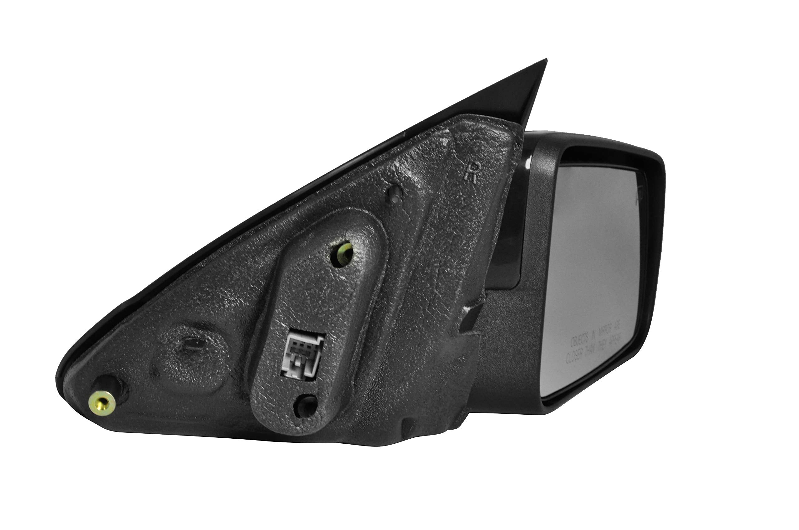 Dependable Direct Right Passenger Side Unpainted Power Operated, Non-Folding, Heated Mirror - Compatible With Ford Focus 2008-2011 - Fo1321317