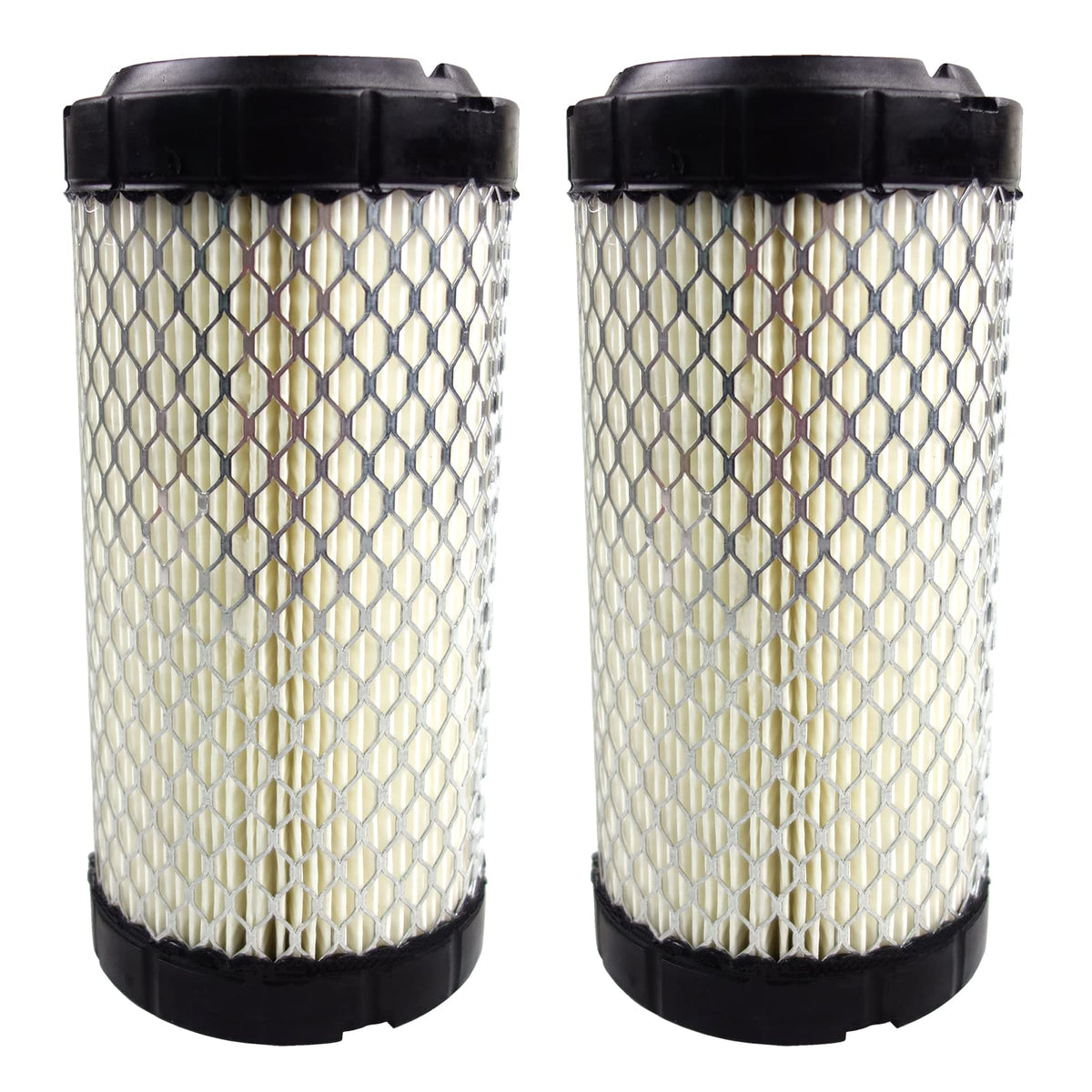 Gaeaauto Air Filter Pack Of 2 Fit For Napa 6449 / Baldwin Rs3715 / Fleetguard Af25550 / Wix 46449 / John Deere M113621 / Mule 11013-1290 / Kubota 6A10082630, 2 Pack
