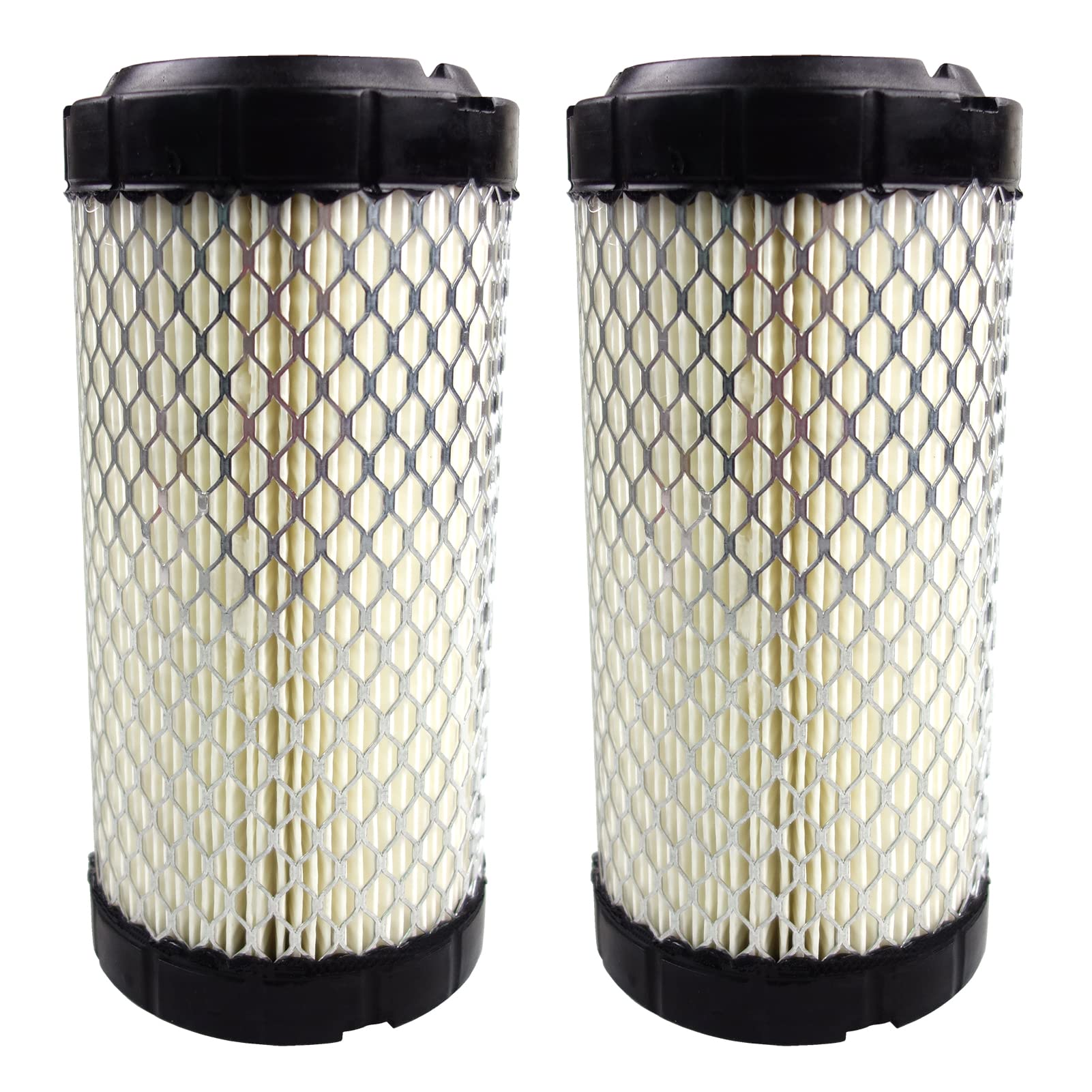GaeaAuto Air Filter Pack of 2 Fit for NAPA 6449 / Baldwin RS3715 / Fleetguard AF25550 / WIX 46449 / John Deere M113621 / Mule 11