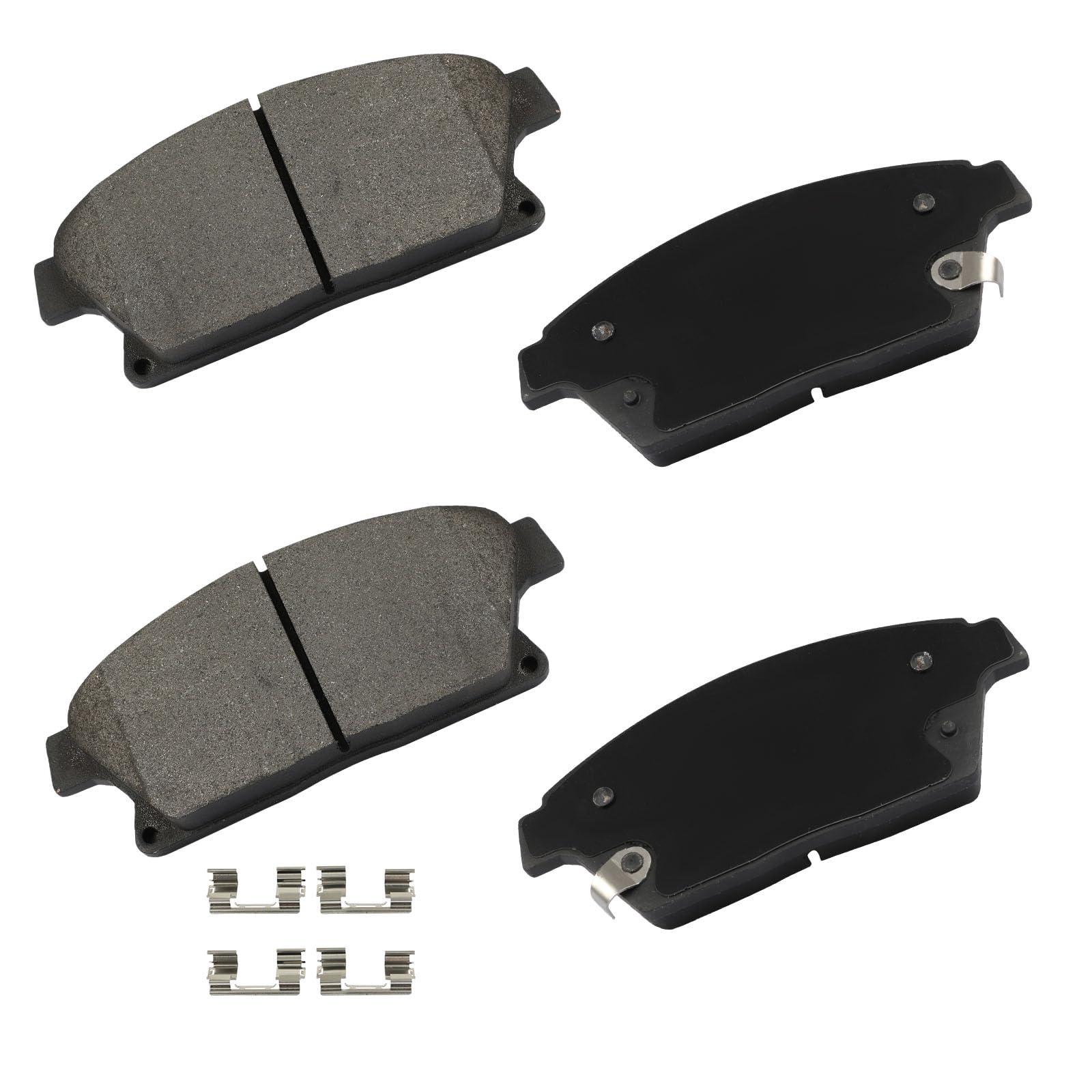 Automuto 4Pcs Front Brake Pads Set D1467 For Buick Encore 13-17,For Buick Verano 12-17,For Cadillac Ats 14-18,For Chevrolet Cruz