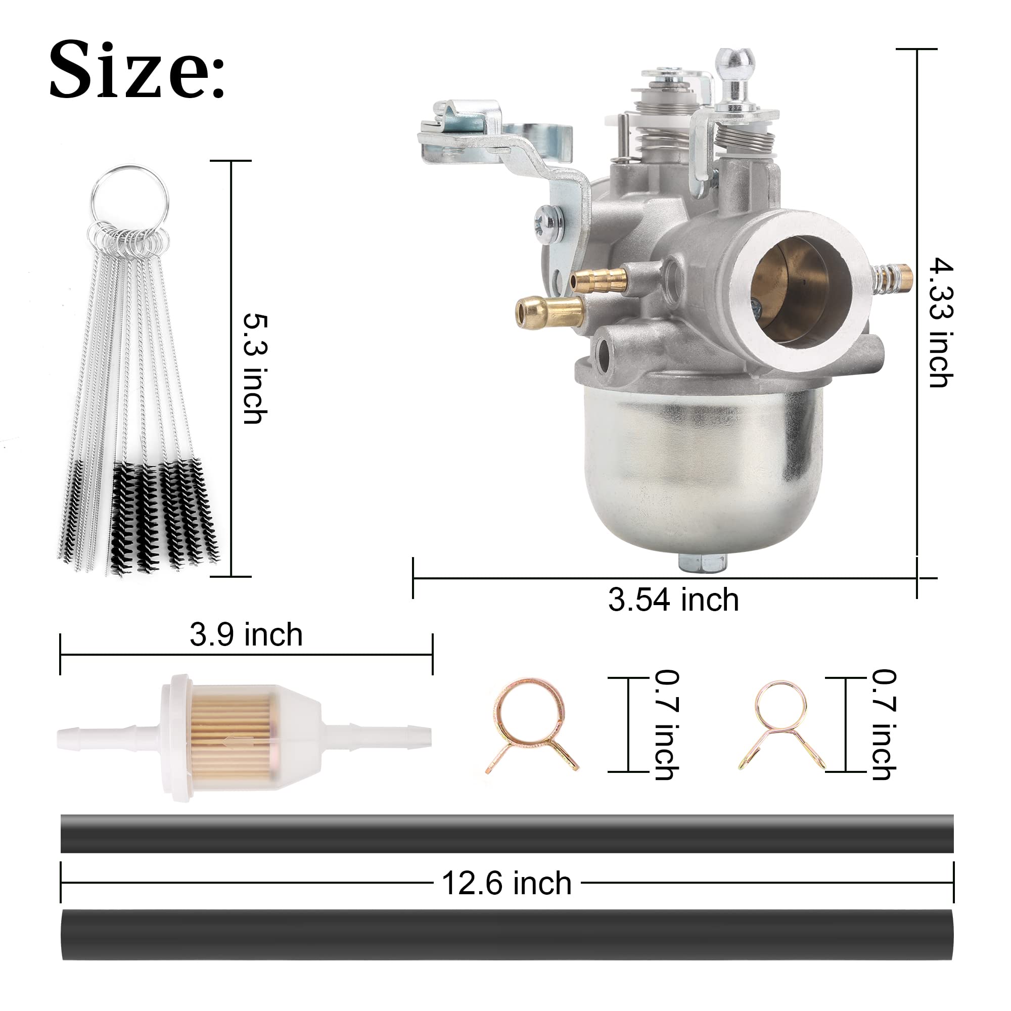 10L0L Golf Cart Carburetor For Yamaha G1 1983-1989 With 2 Cycle Engine J24-14101-01 J24-14101-00