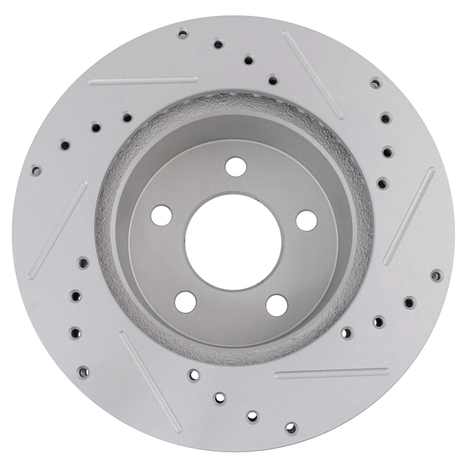 Trq Front Performance Brake Rotors Set Vented Premium G-Coated Compatible With 1990-1998 Jeep Cherokee 1990-1992 Comanche 1993-1