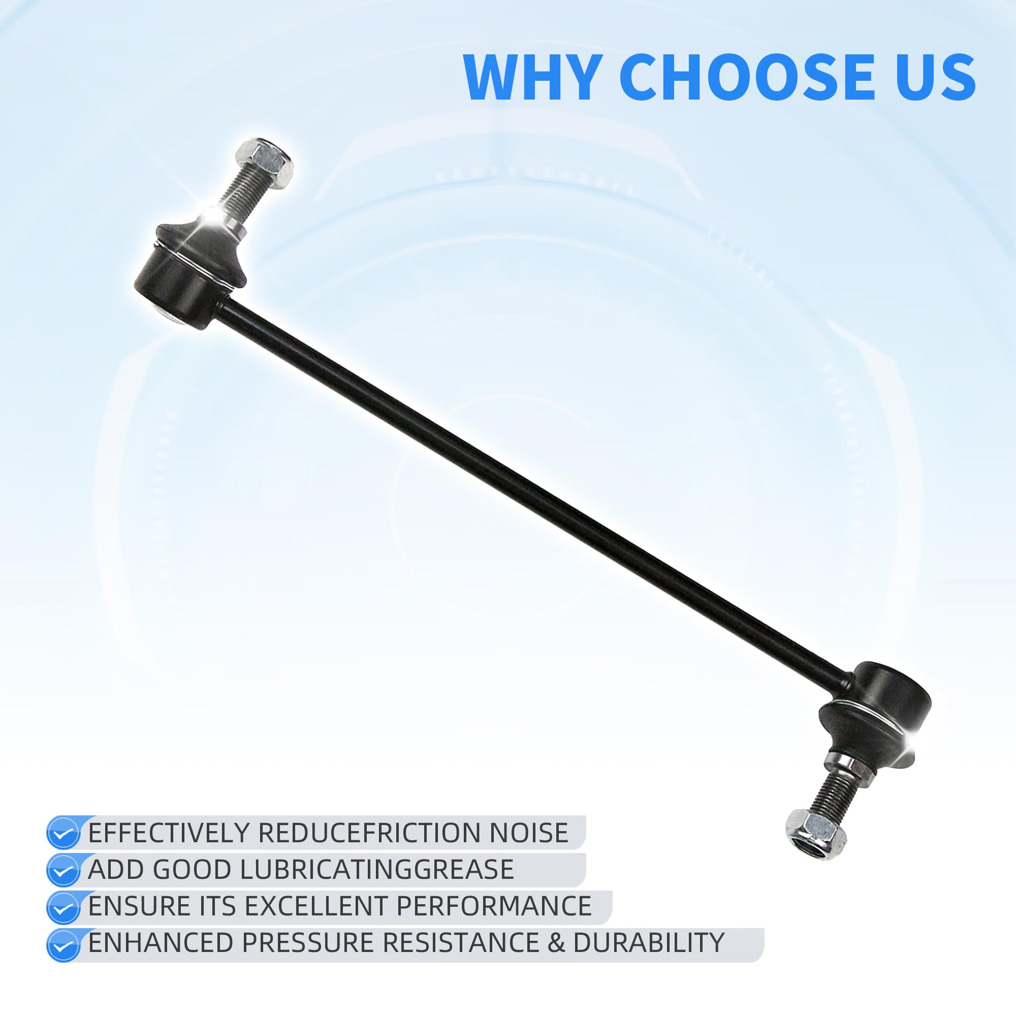 Rockplanet Sway Bar Link Front, Automotive Replacement Sway Bar Link Kits Compatible with Saturn Vue, Chevy Captiva Equinox, Suz