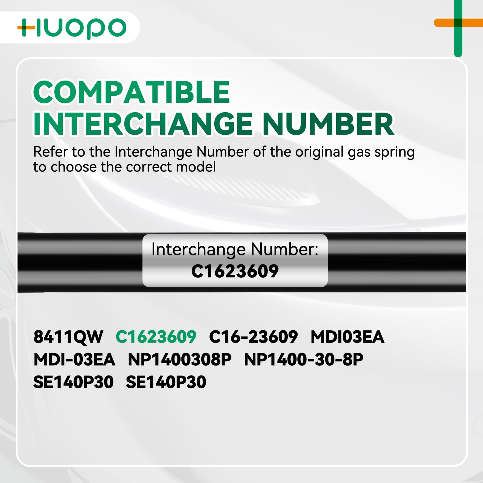 C1623609 14 Inch 30Lb/133N Gas Struts Shocks Spring Lift Support For Leer Camper Shell Topper Rear Windows Door Truck Cap Toolbo