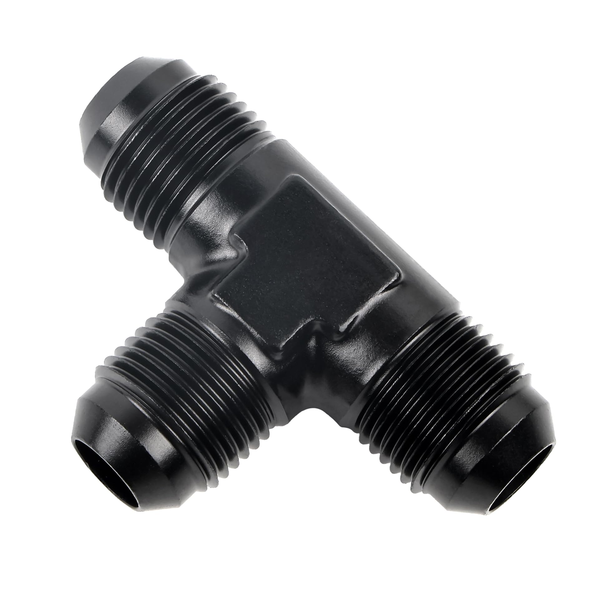 Evil Energy 8An Male Flare Tee Fitting Adapter T Union Aluminum Black