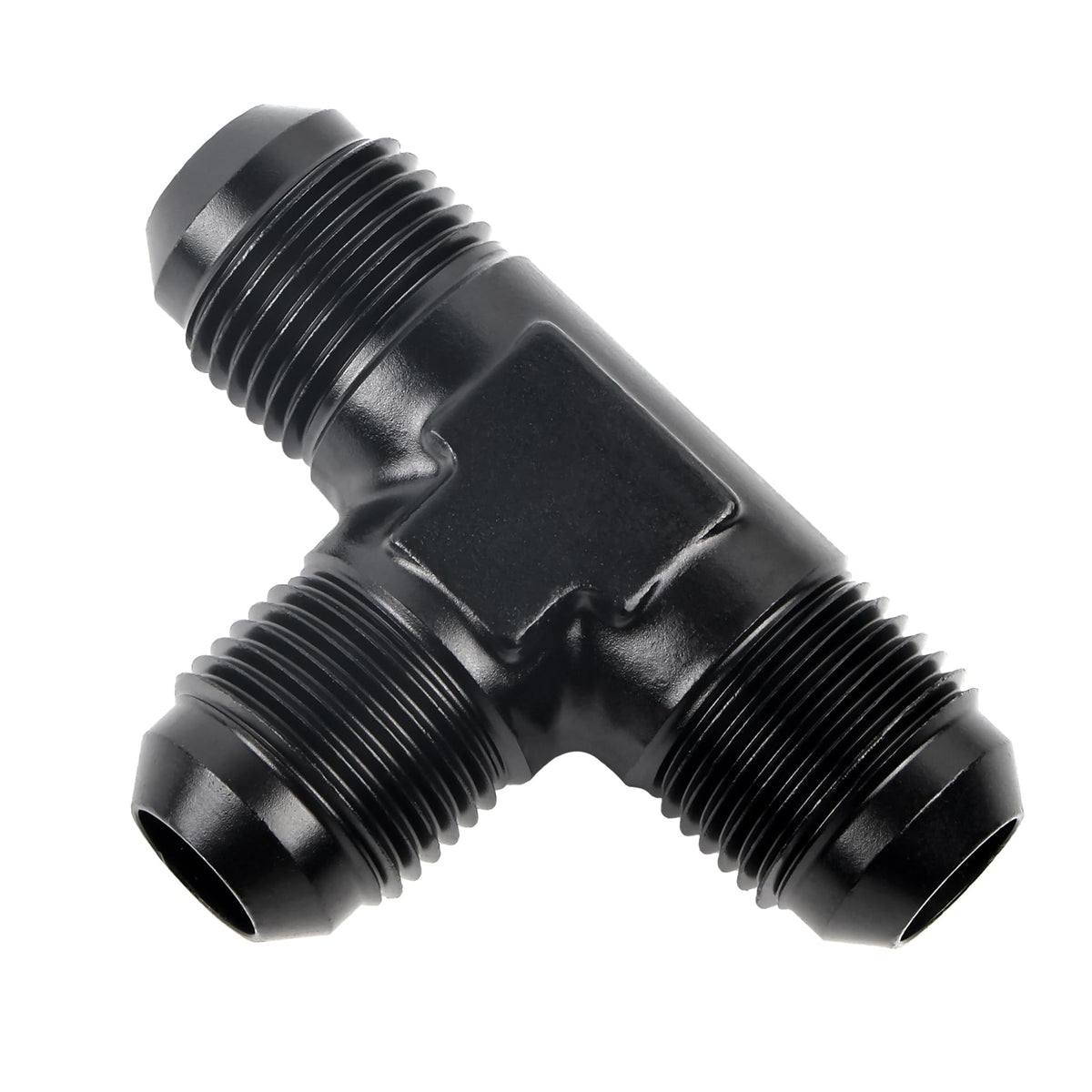 Evil Energy 8An Male Flare Tee Fitting Adapter T Union Aluminum Black