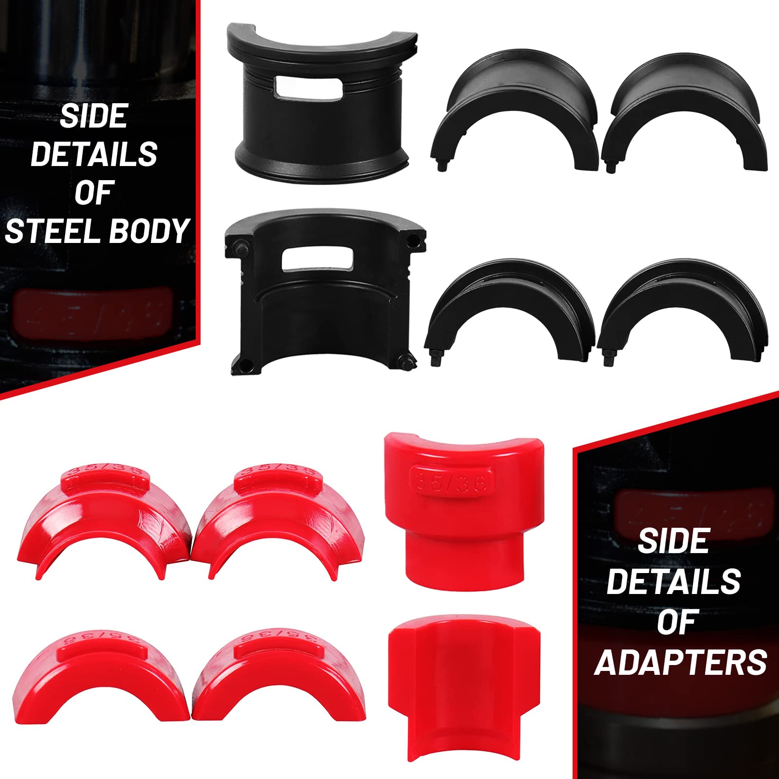 Motorcycle Fork Seal Driver Tool Kit Endxedo Universal 14Pcs Fork Seal Installer Driver Removal Set For 35Mm-50Mm