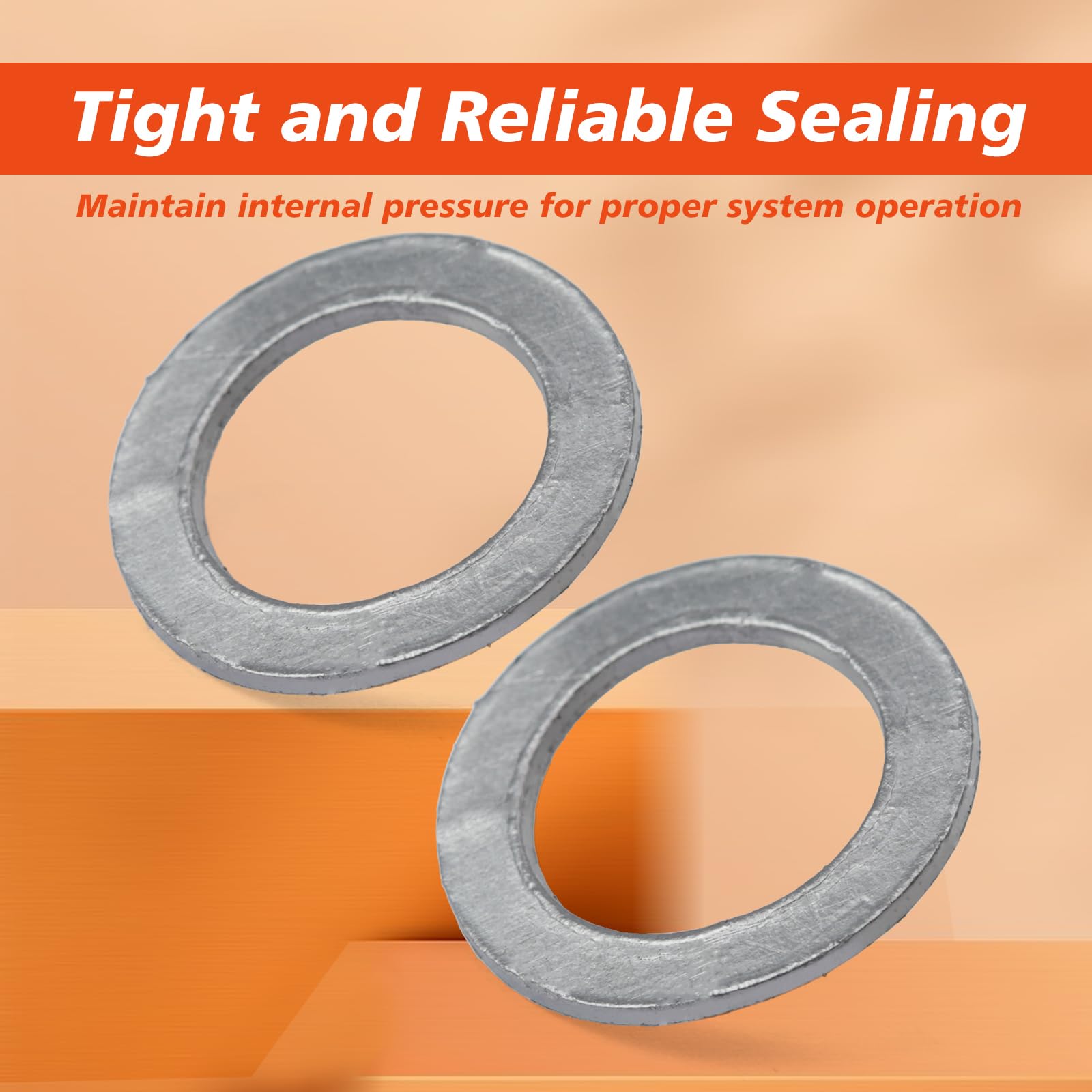 Mhrxusd 2PCS 4627714AA Exhaust Fluid DEF Injector Gasket Replacement for Dodge for Ram 2500 3500 (2013-2022) 4500 5500 (2013-201