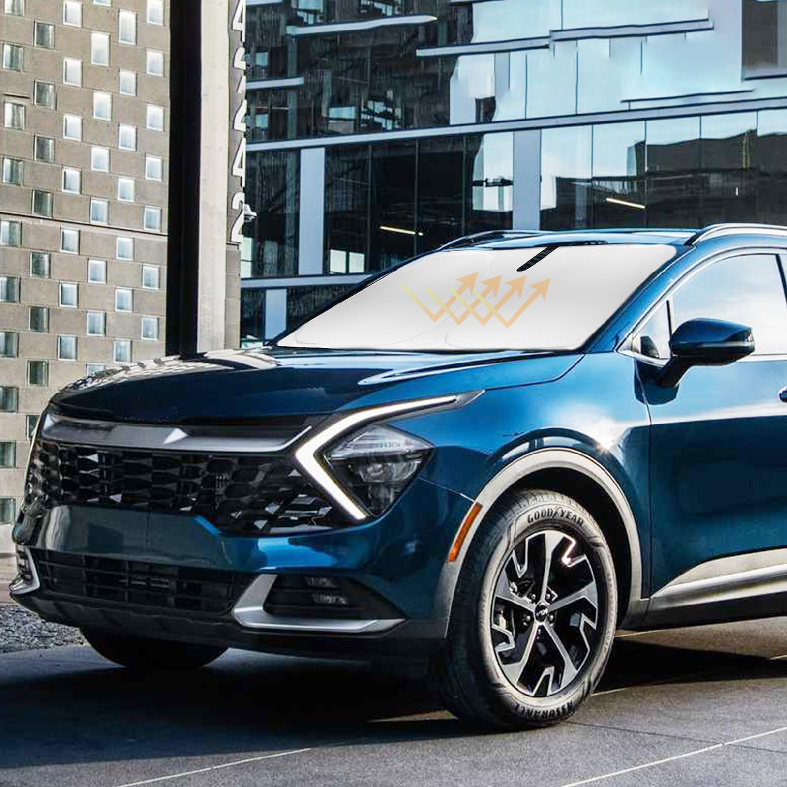 Sun Shade For Sportage Windshield Sunshades For 2022 2023 2024 2025 Kia Sportage Suv Windshield Cover Front Window Shields 240T