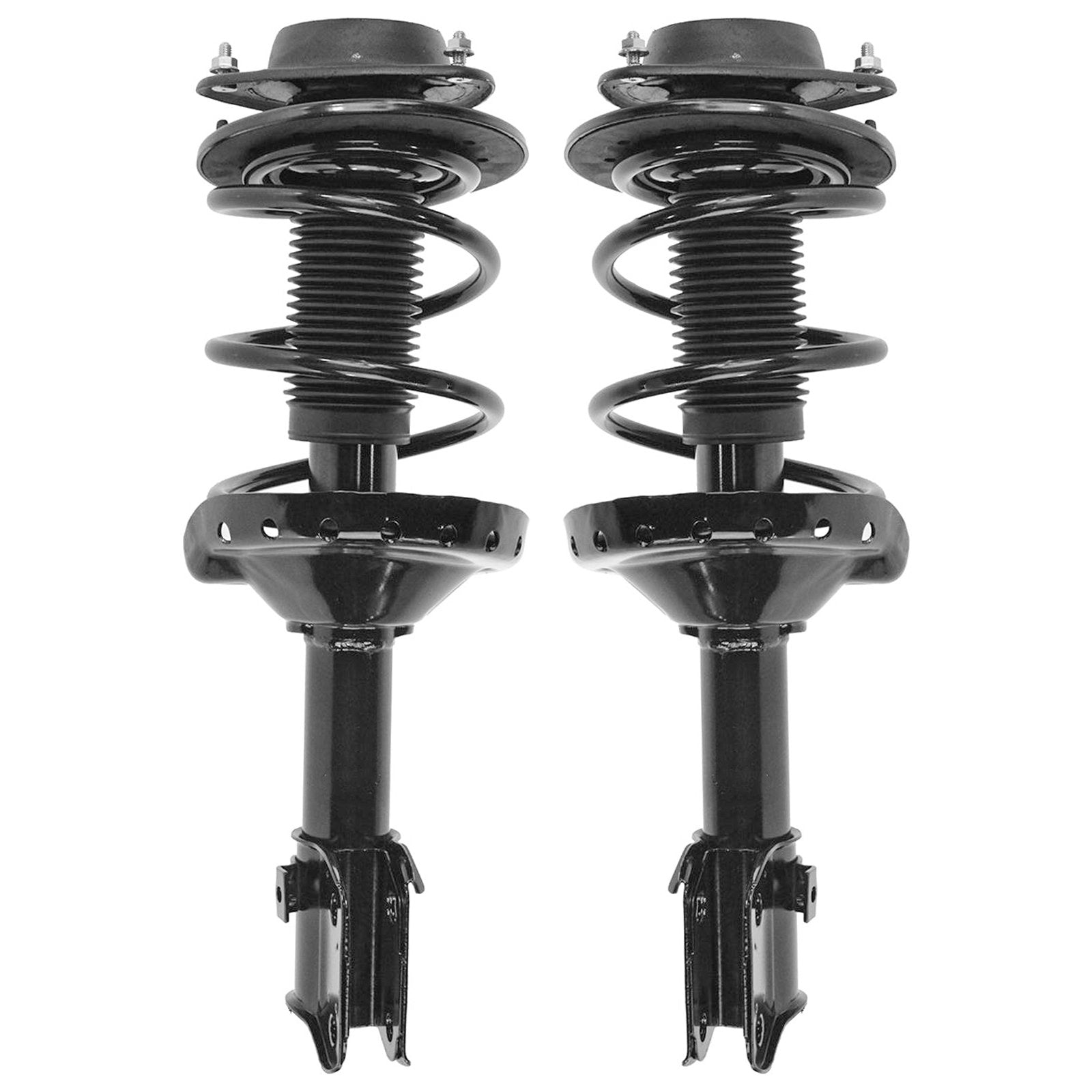 Trq Front Strut & Coil Spring Assembly Set Driver & Passenger Sides Compatible With 05-09 Subaru Legacy
