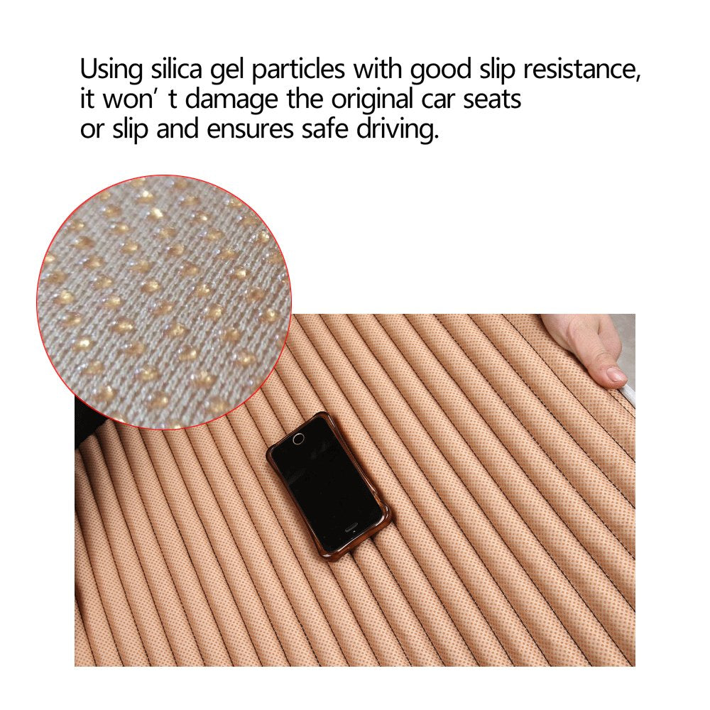 Black Car Seat Covers,Buckwheat Hulls Car Seat Cushion,Truck Seat Covers,Compatible Sedan Suv Van Mpv,Car Seat Pads,Bottom Seat Covers For Cars[Black Front Seat]