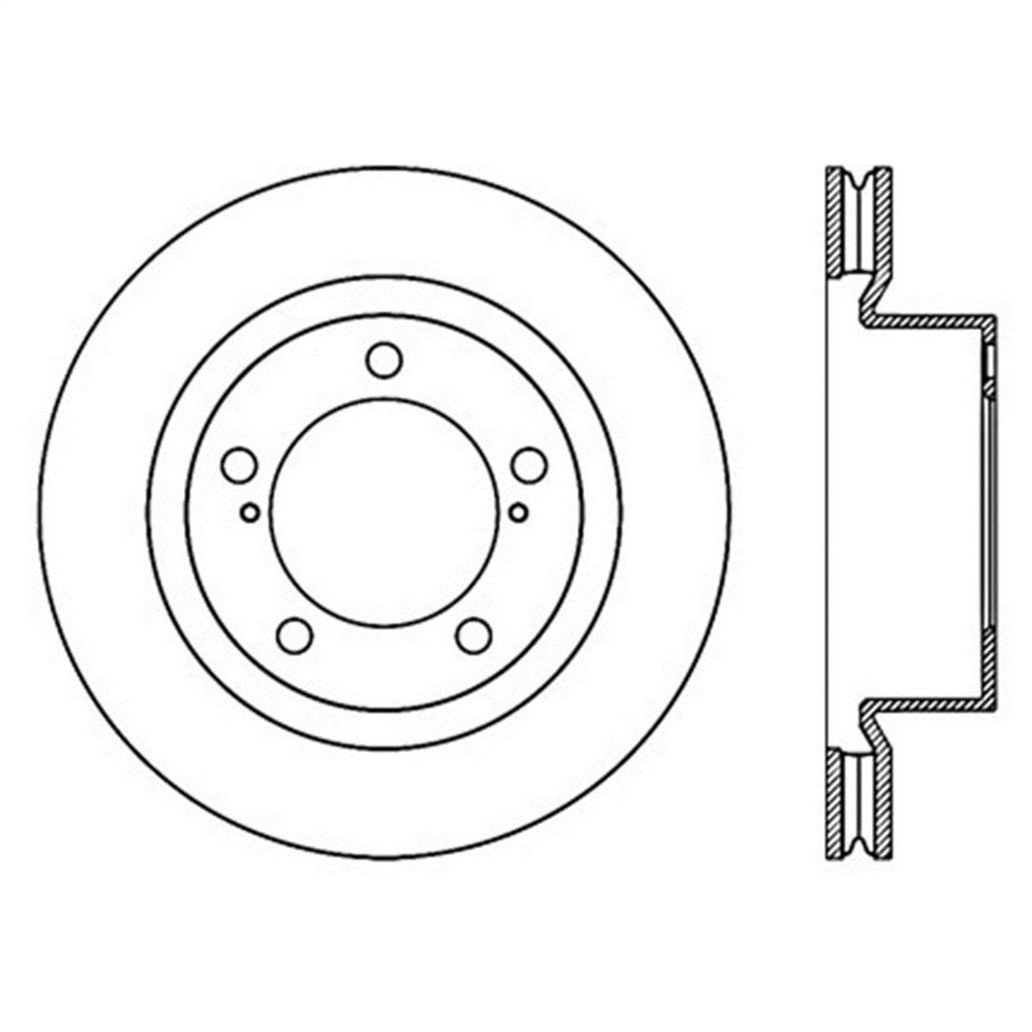 Stoptech (126.44162Sr) Brake Rotor