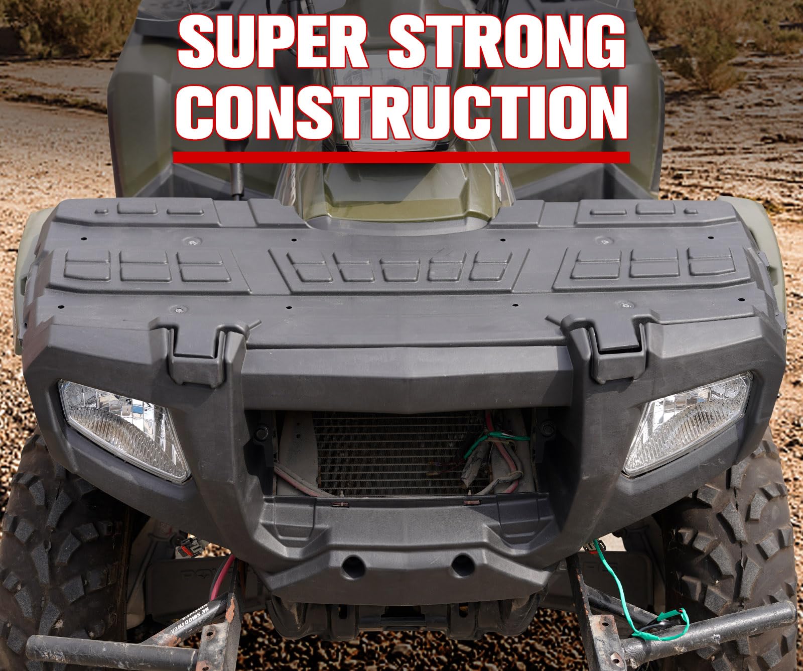 A & UTV PRO Front Service Cover Assembly for 2005-2010 Polaris Sportsman 400 450 500 600 700 800, ATV Front Storage Box Cover Ca