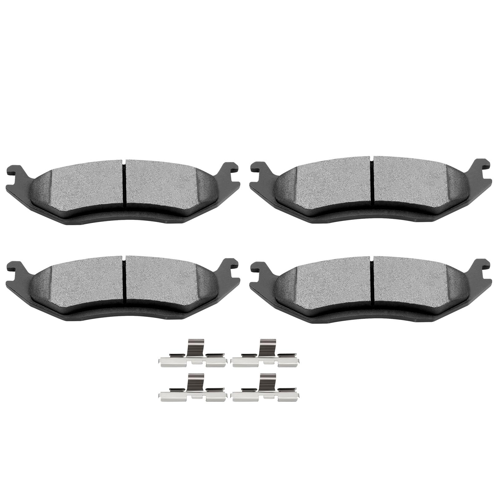 Scitoo Ceramic Rear Brake Pads, 4Pcs Kit, Fit For Chrysler Aspen, Dodge Dakota, Durango, Ram 1500