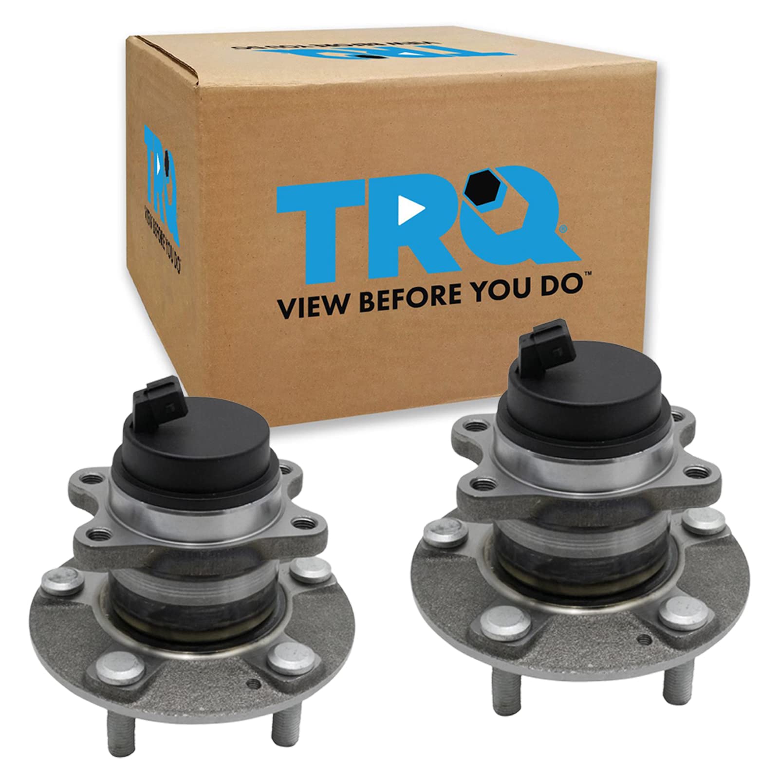 Trq Rear Wheel Hub Bearings Assembly Set Compatible With 2010-2013 Kia Soul