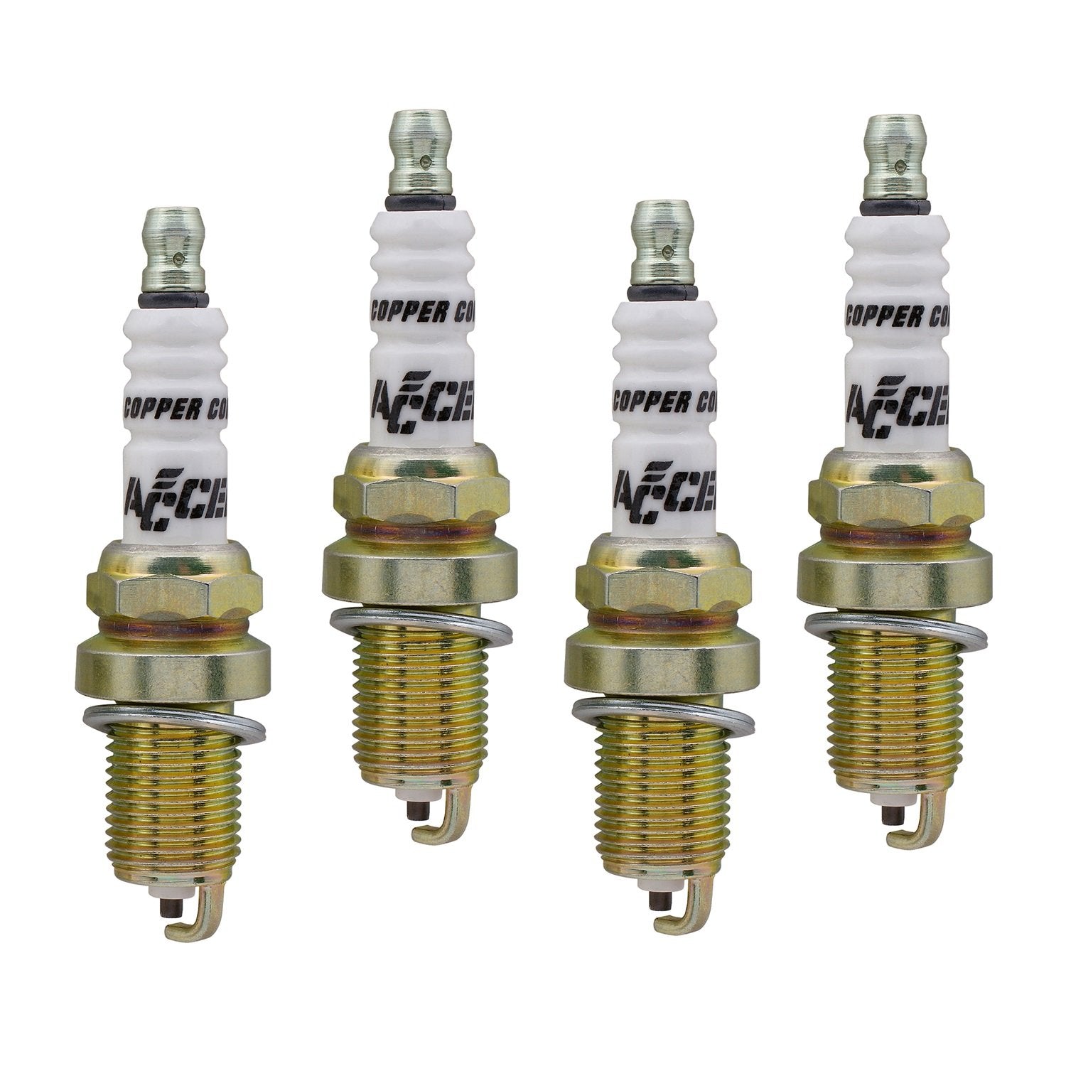 Accel 0414S-4 Shorty Copper Core Spark Plug, (Pack Of 4)