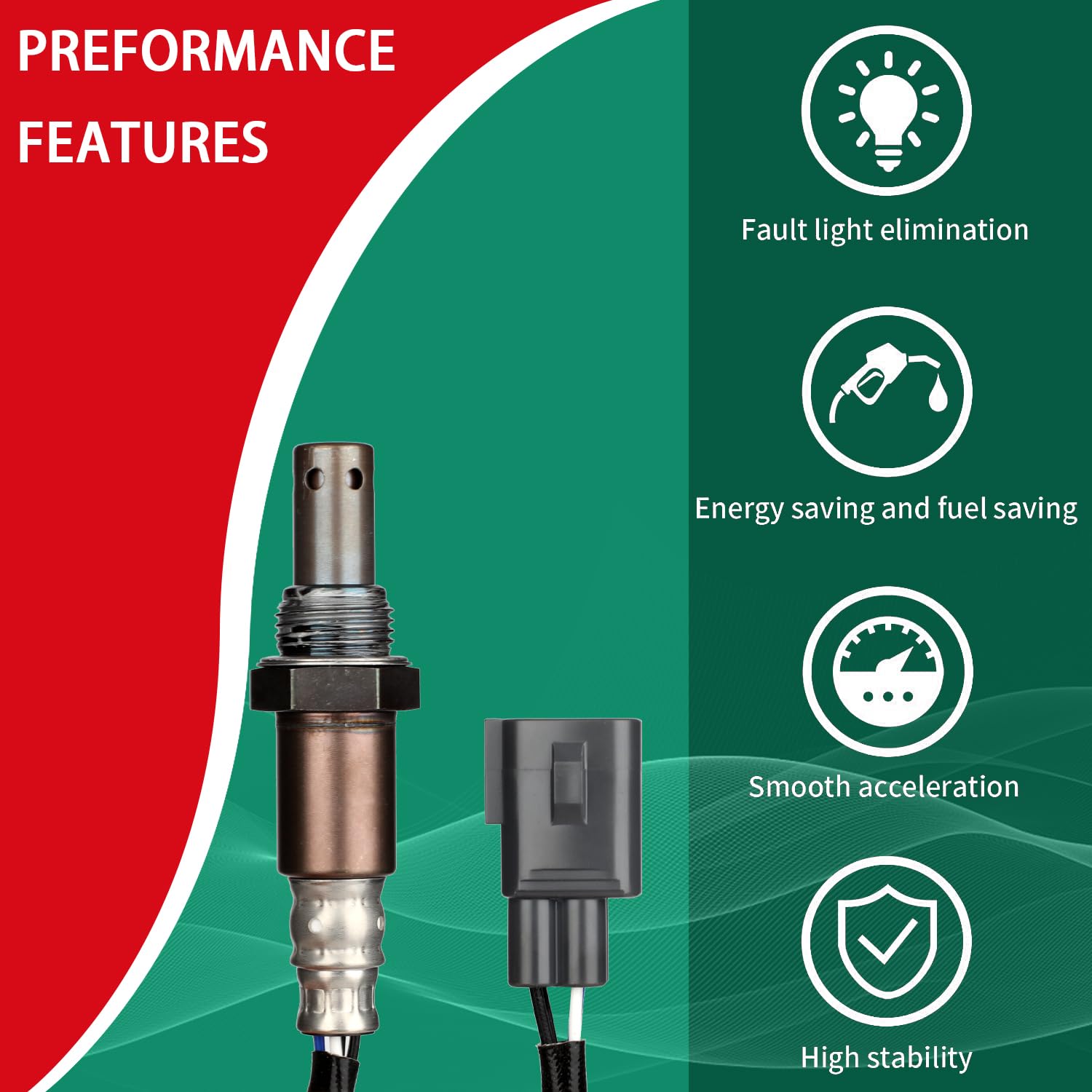Necatuo 234-9040 Upstream O2 Oxygen Sensor (Set Of 1) Compatible With Honda Accord Dx Ex Ex-L Lx Lx Se Special Edition Value Pac